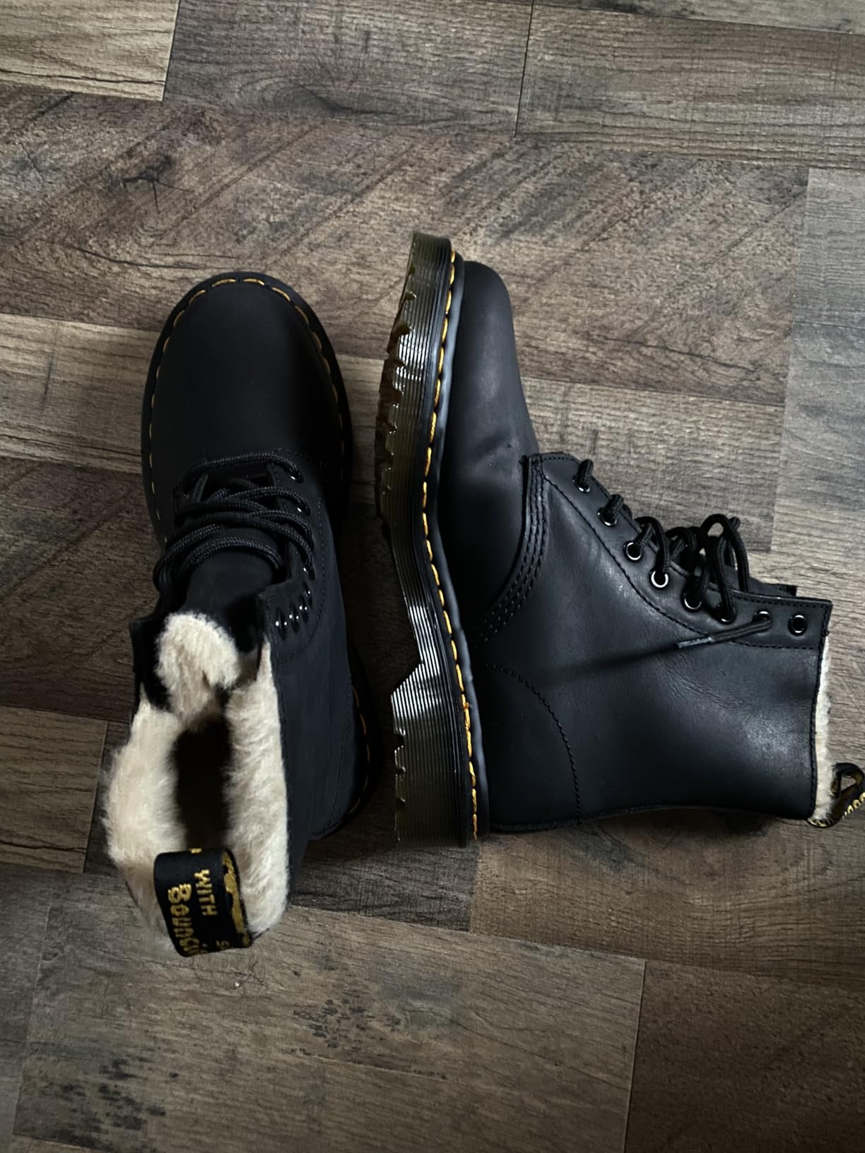 Dr. Martens Women's 1460 Serena Leather Warmwair Lace Up Boot customer photo 1