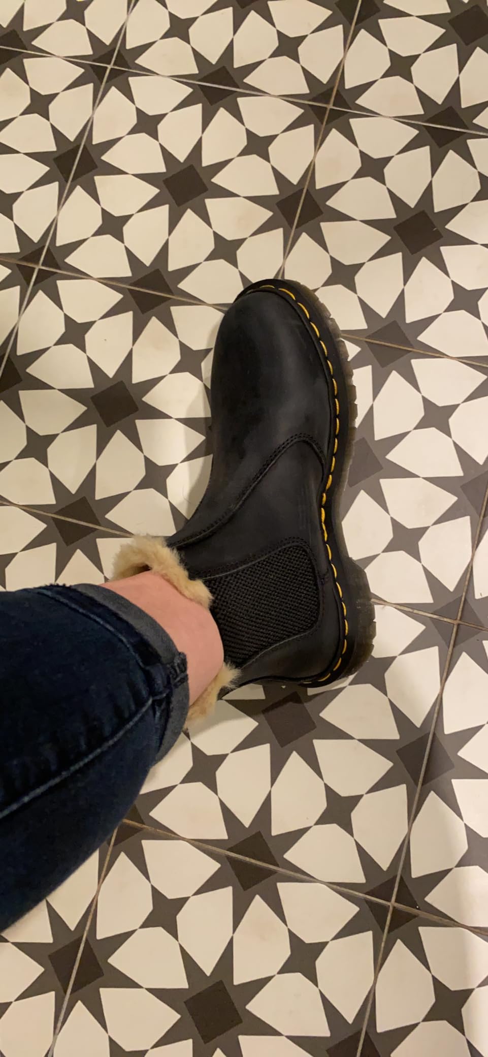 Dr. Martens Women's 2976 Leonore Leather Warmwair Chelsea Boot customer photo 2