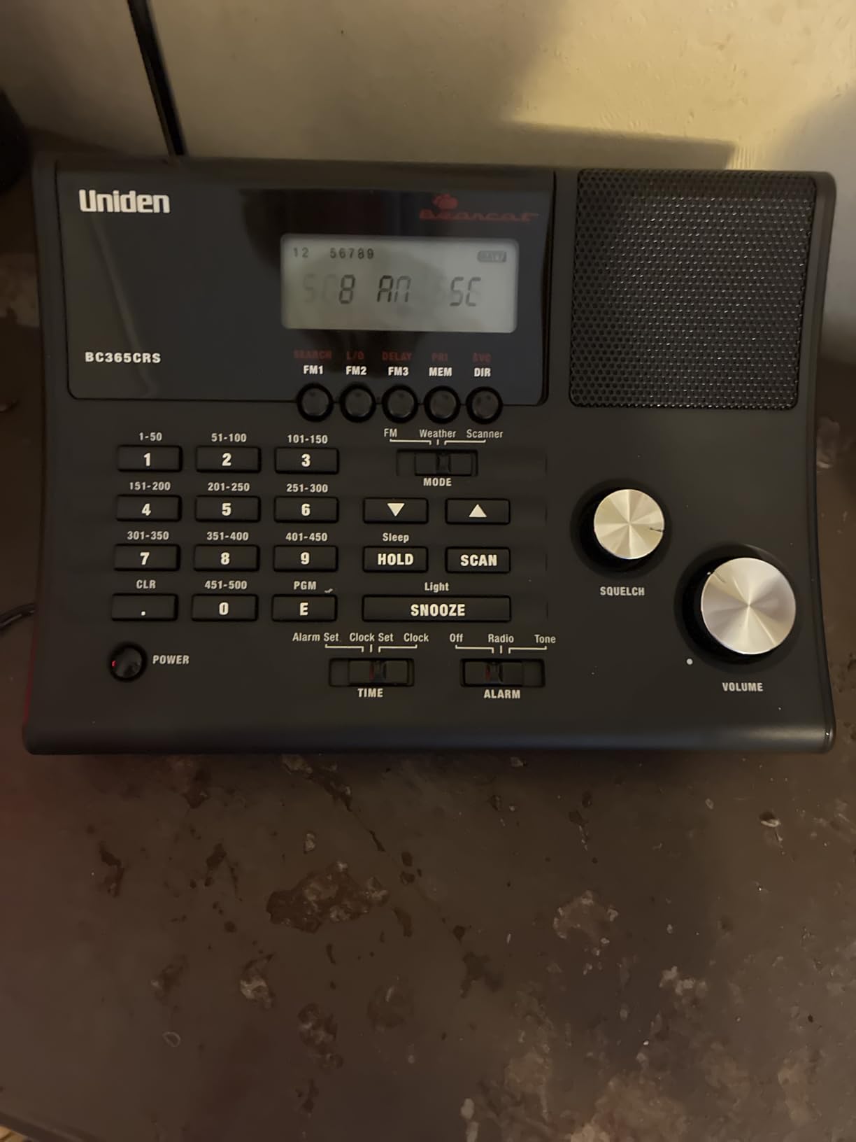 Uniden BC365CRS 500 Channel Scanner and Alarm Clock, Snooze, FM Radio, Weather Alerts, Search Bands used for Aviation, Railroad, Marine, Non-Digital Police/Fire/Public Safety transmissions and more customer photo 2