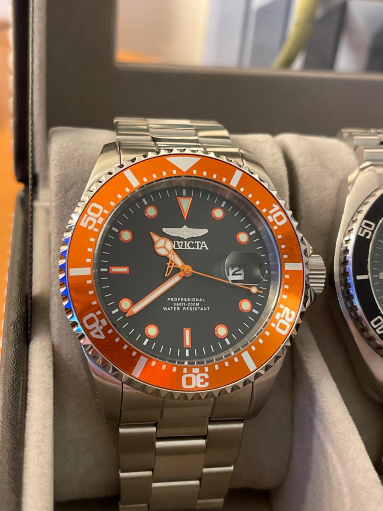 Men's 22019 Pro Diver Analog Display Quartz Silver Watch customer photo 1