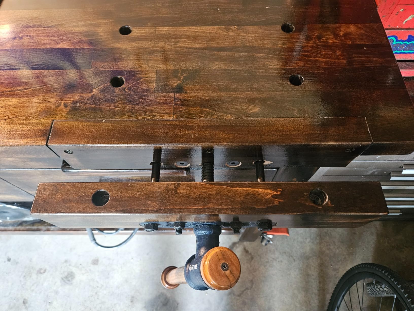 Groz Woodworking Front Vise, 7-1/8