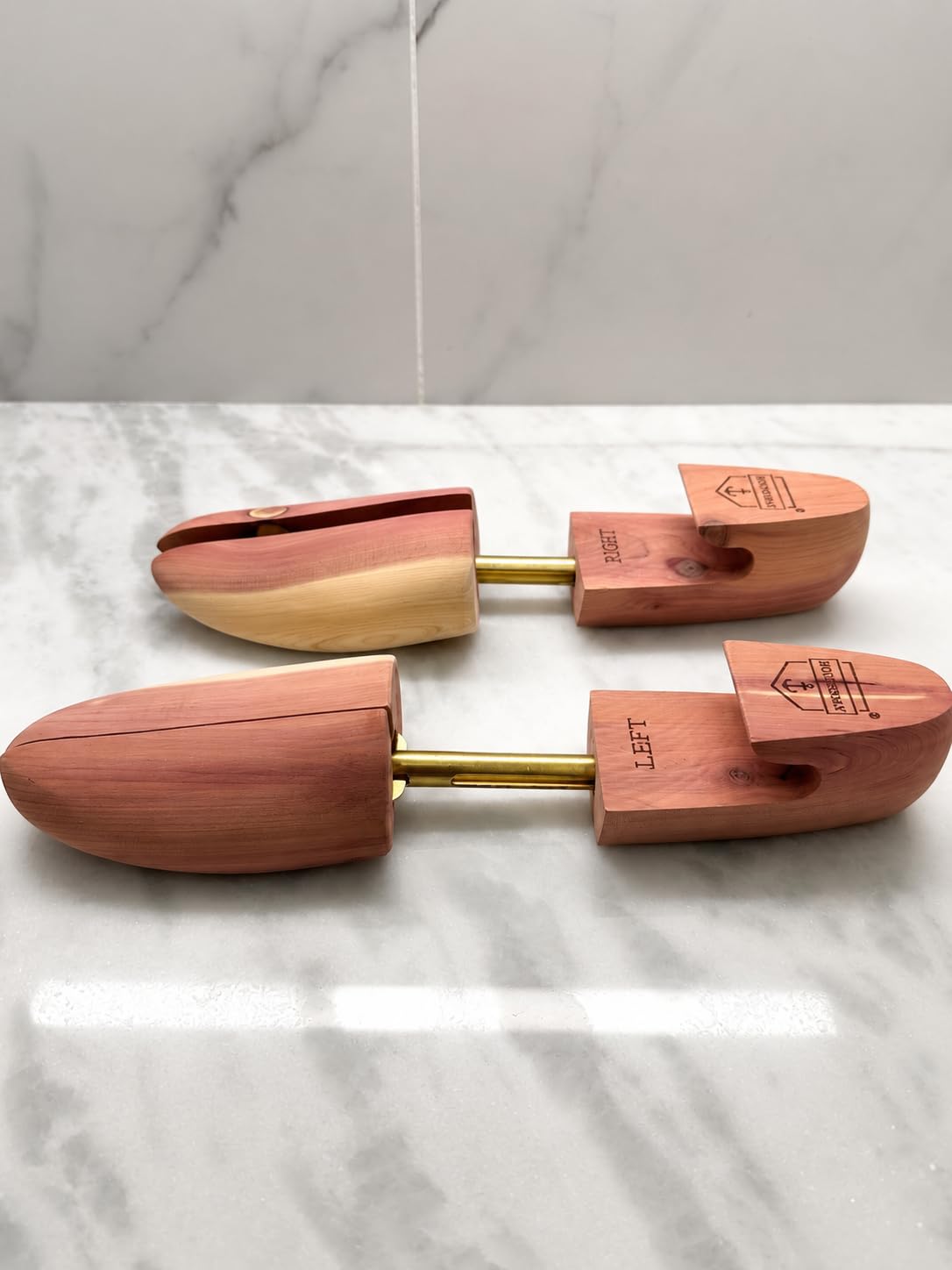HOUNDSBAY Cedar Shoe Tree, Shoe Trees for Men & Women - Shaper & Stretcher customer photo 1