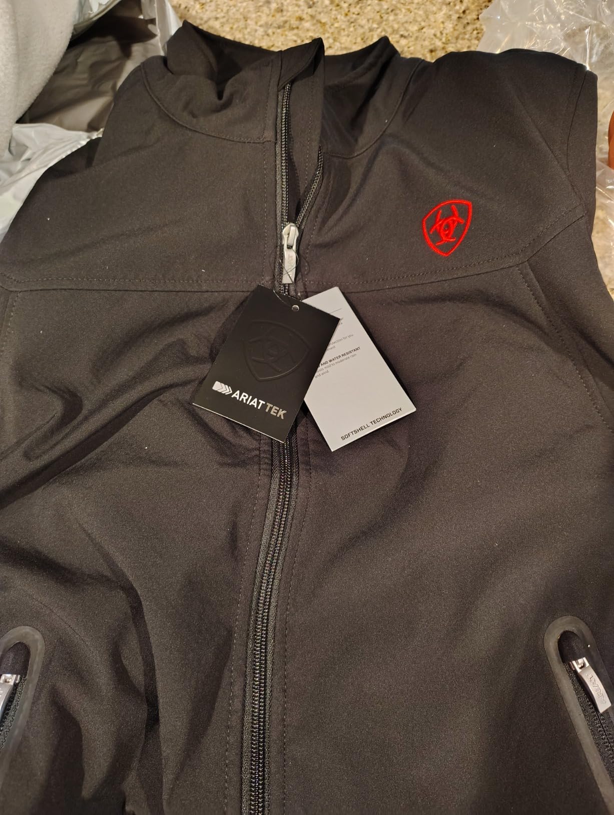 Ariat Women's New Team Softshell Jacket - Wind and Water Resistant Jacket customer photo 2