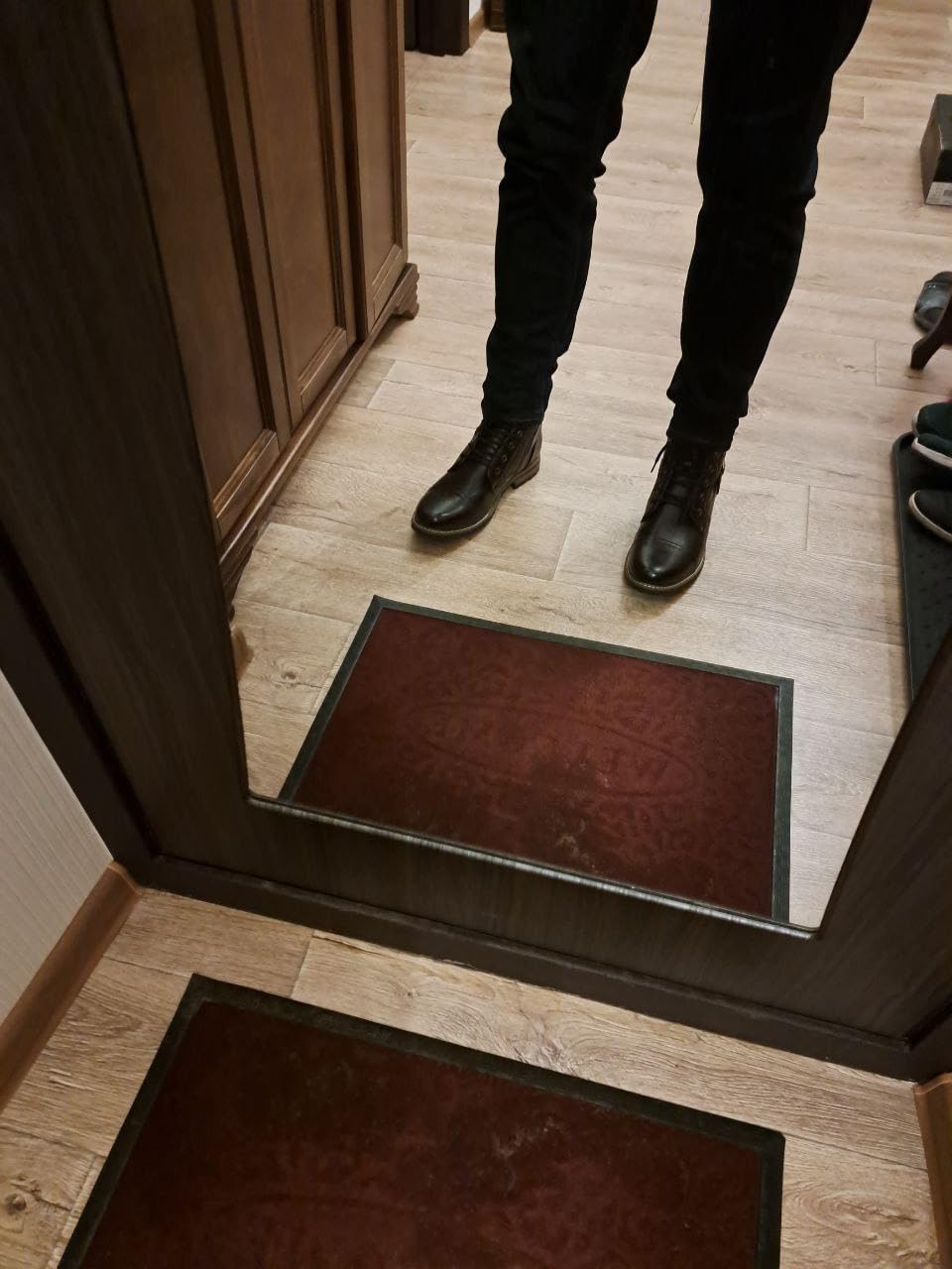 Bruno Marc Men's Motorcycle Combat Boots customer photo 2