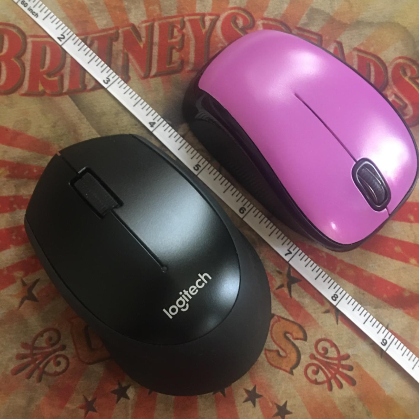 Logitech M330 Silent Plus Full Size 2.4 GHz Wireless Mouse - Grey customer photo 2