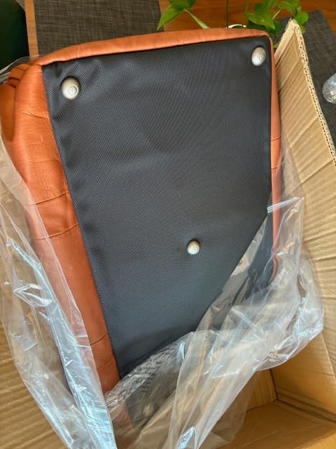 Kenneth Cole REACTION Duff Guy Colombian Leather 20 Single Compartment Top Load Travel Duffel Bag, Brown customer photo 1