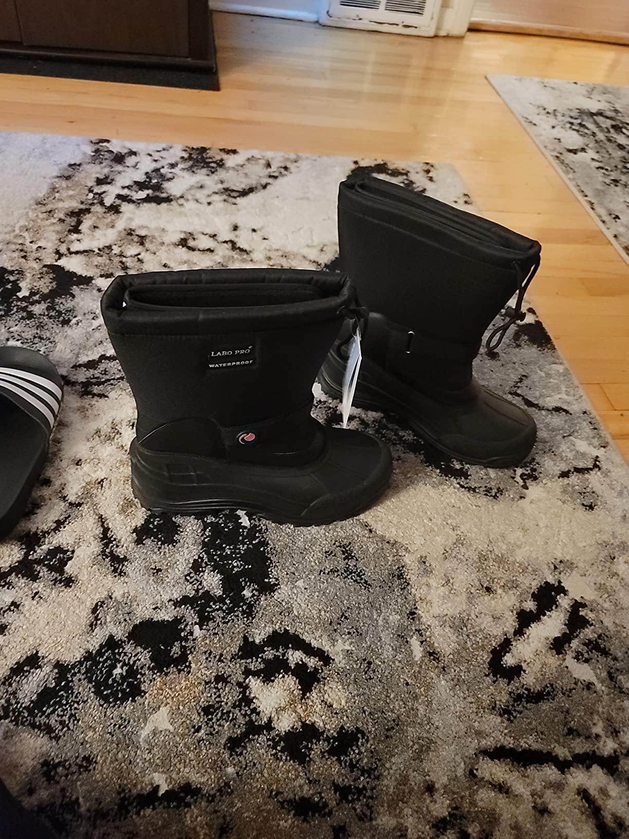 Men's Winter Snow Boots Shoes Waterproof Insulated Lace UP customer photo 2