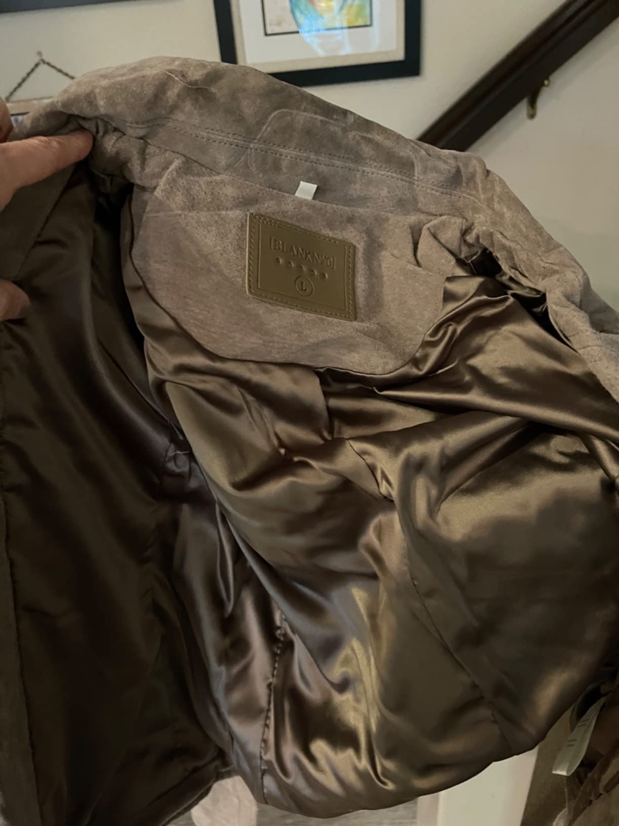 [BLANKNYC] Women's Suede Jacket customer photo 1