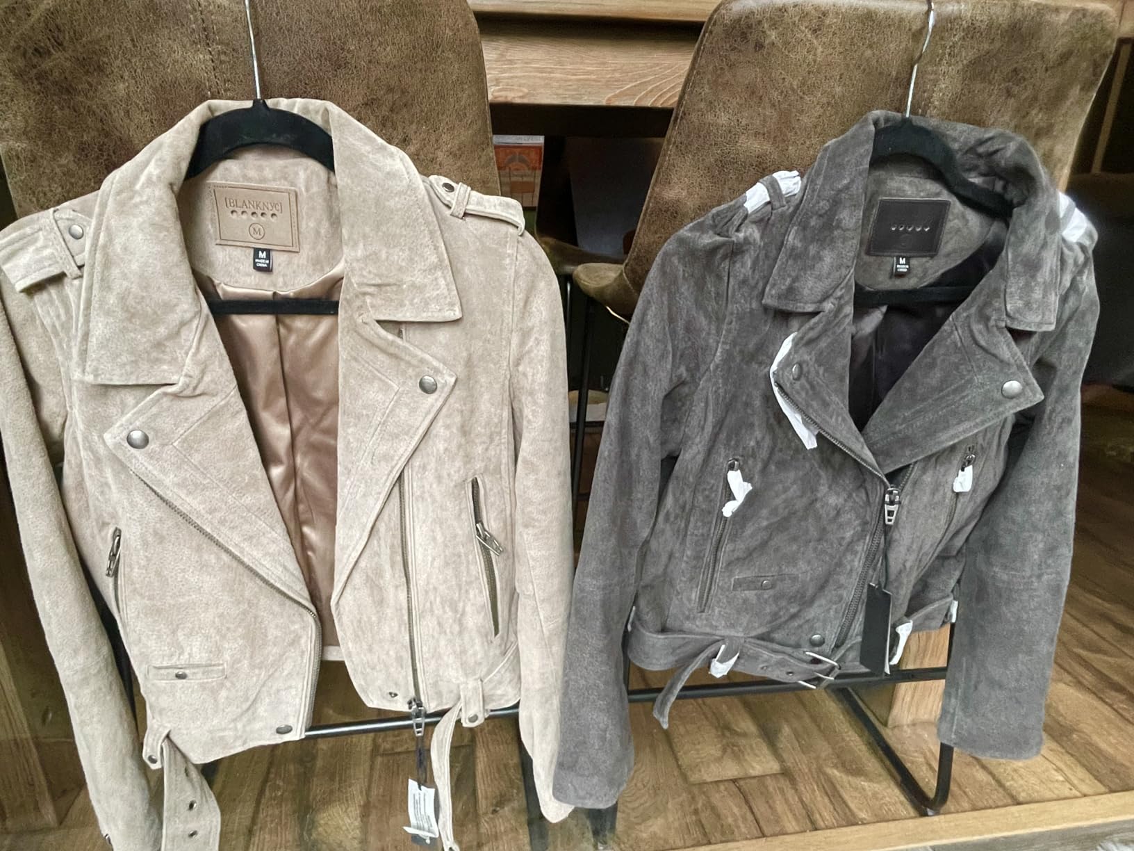 [BLANKNYC] Women's Suede Jacket customer photo 2