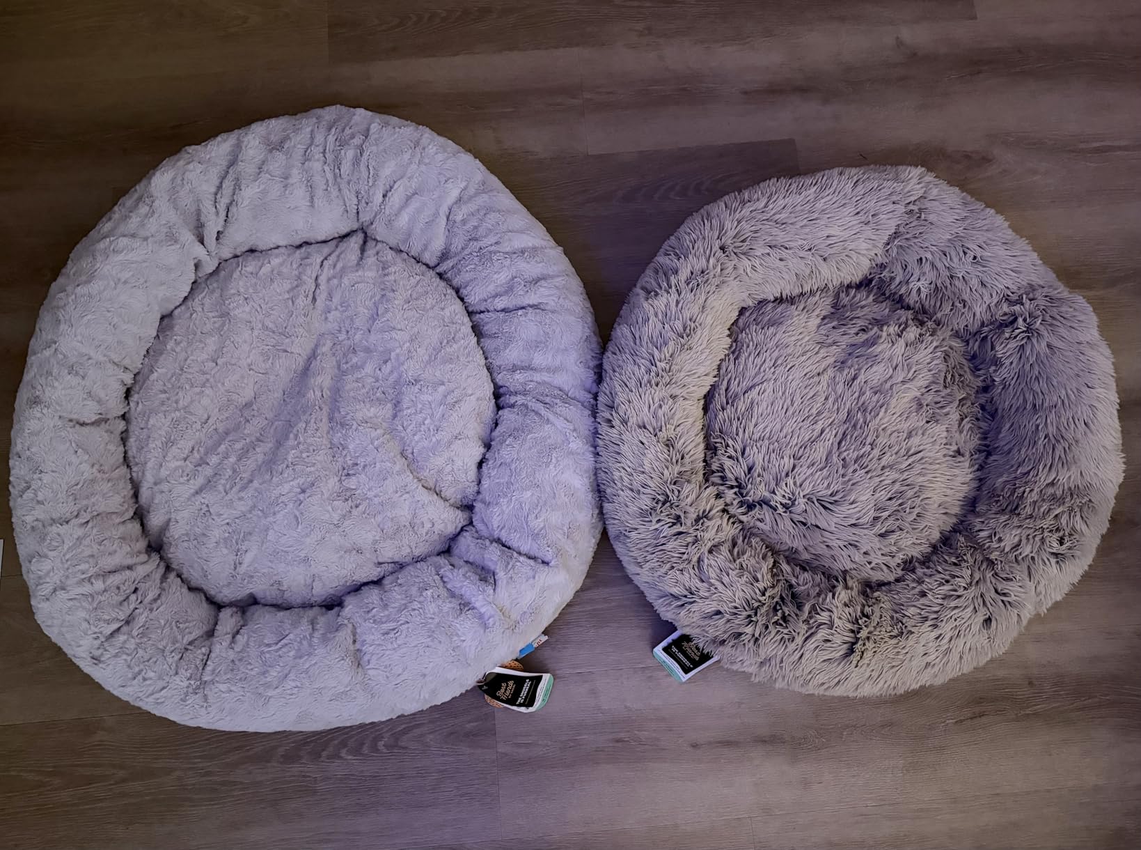 Best Friends by Sheri Original Calming Donut Dog Bed, Taupe, Small, 23