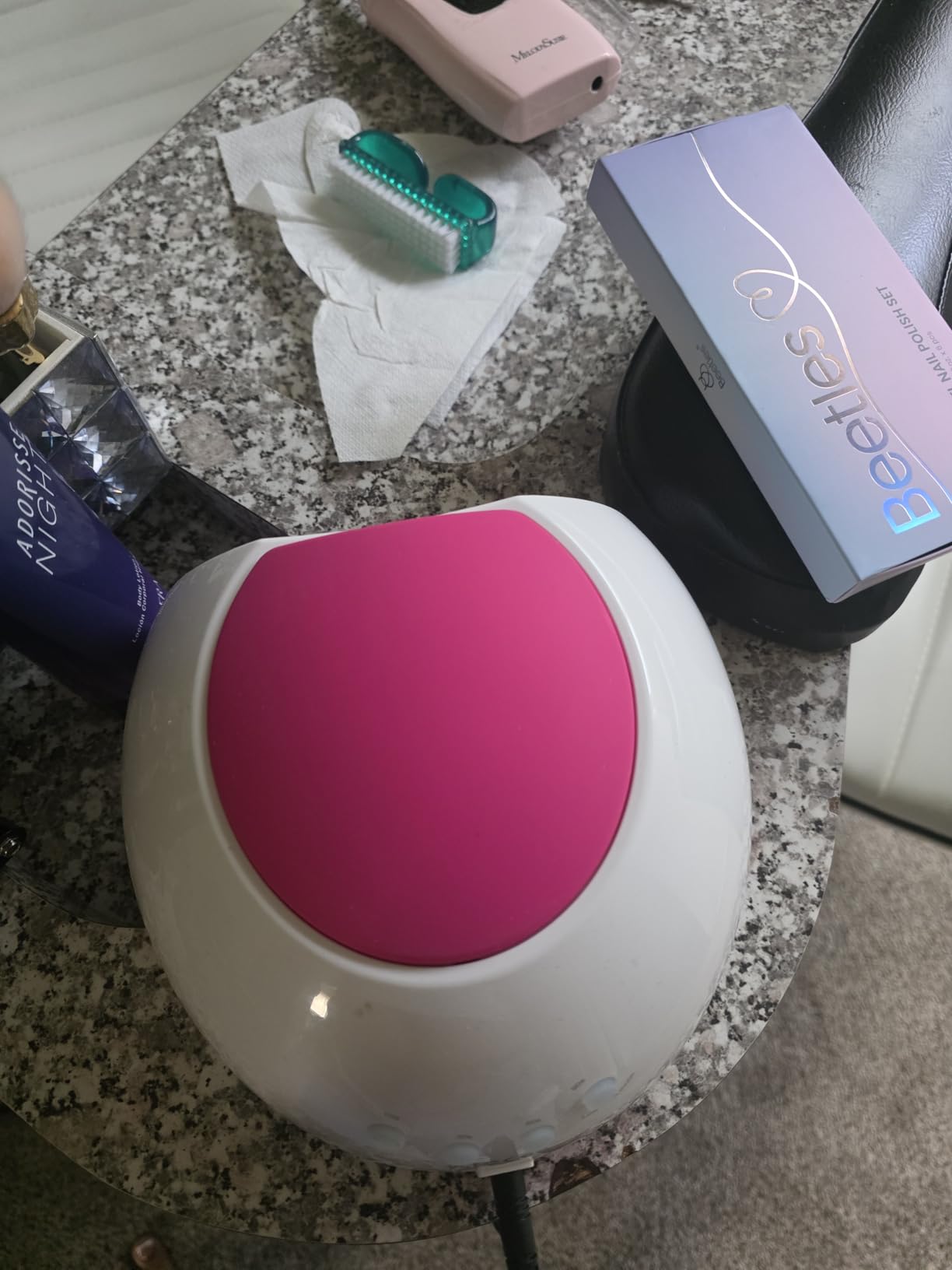 SUNUV UV Light for Gel Nail, Professional UV LED Nail Lamp SUN2C Rose customer photo 1