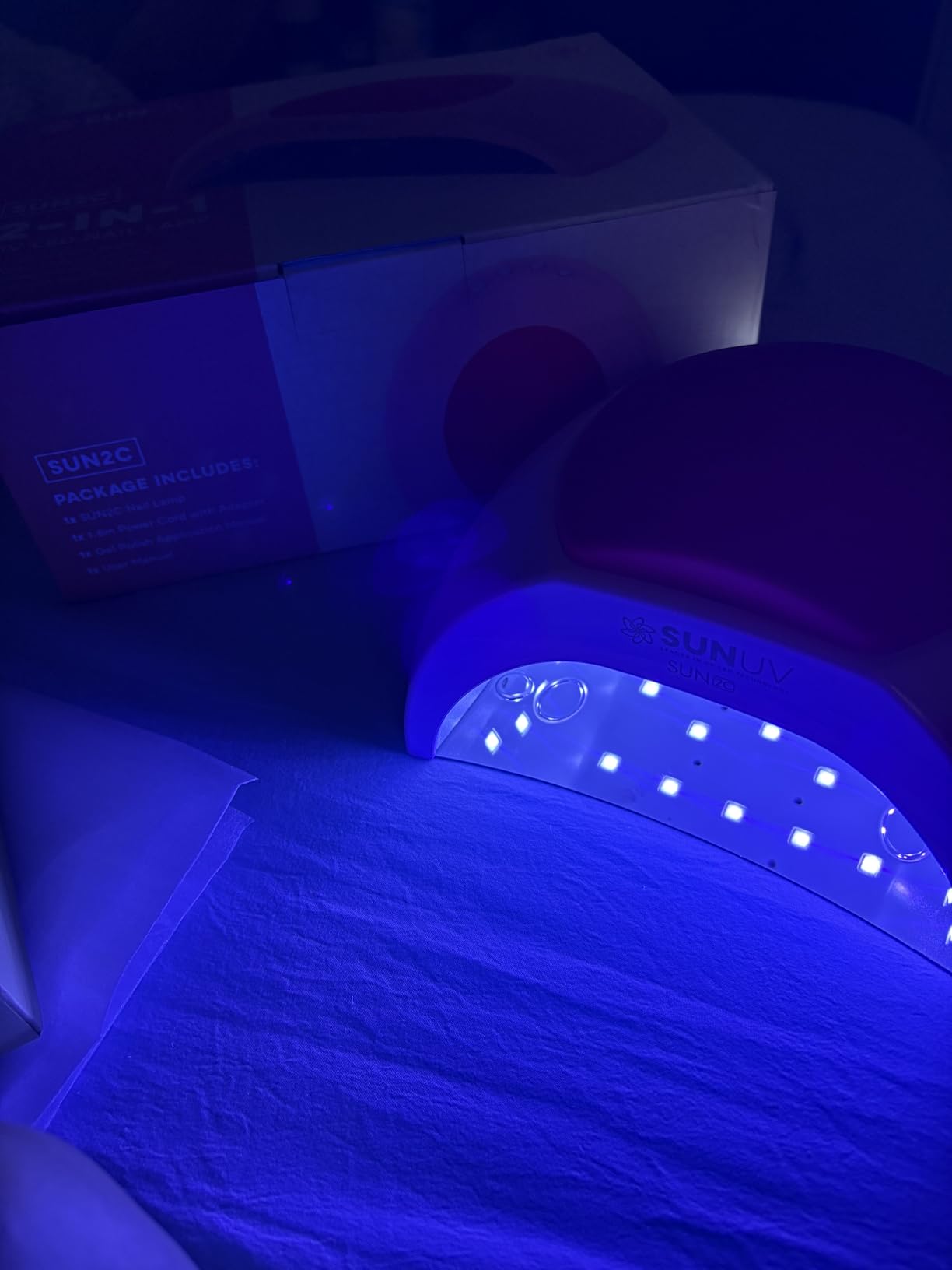 SUNUV UV Light for Gel Nail, Professional UV LED Nail Lamp SUN2C Rose customer photo 2