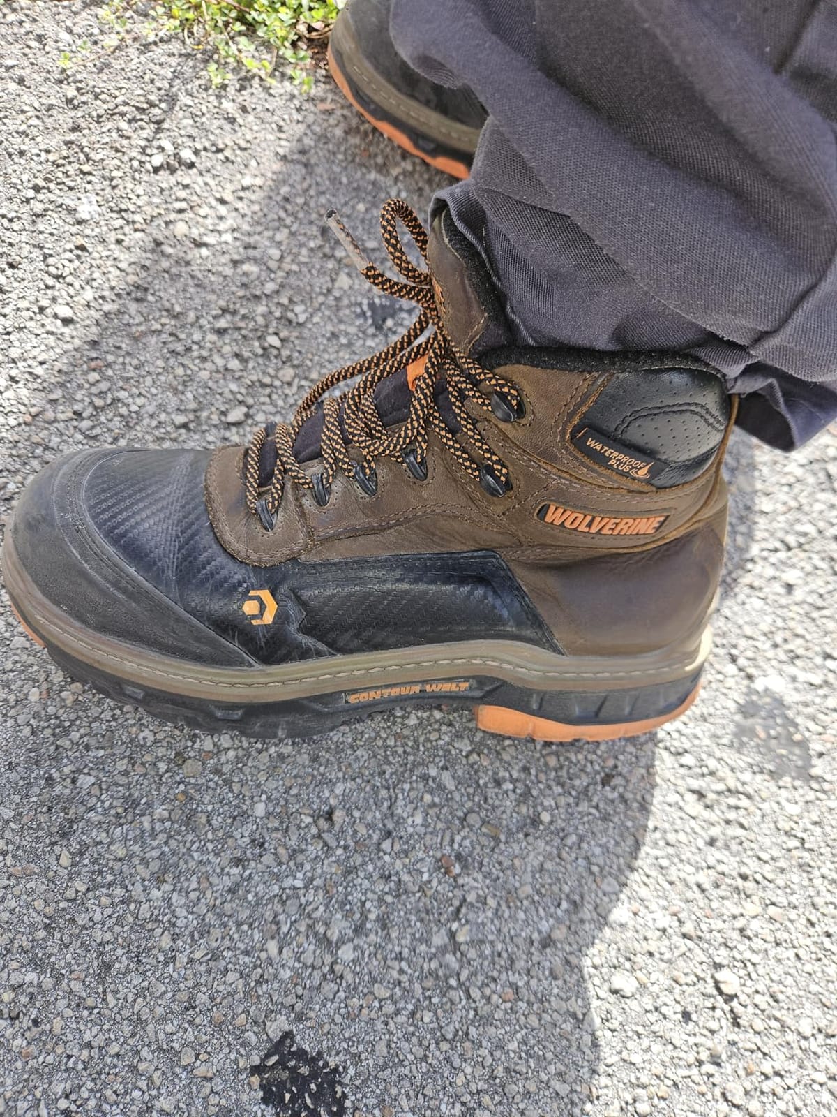 Wolverine Men's Overpass Composite Toe Waterproof Work Boots customer photo 1