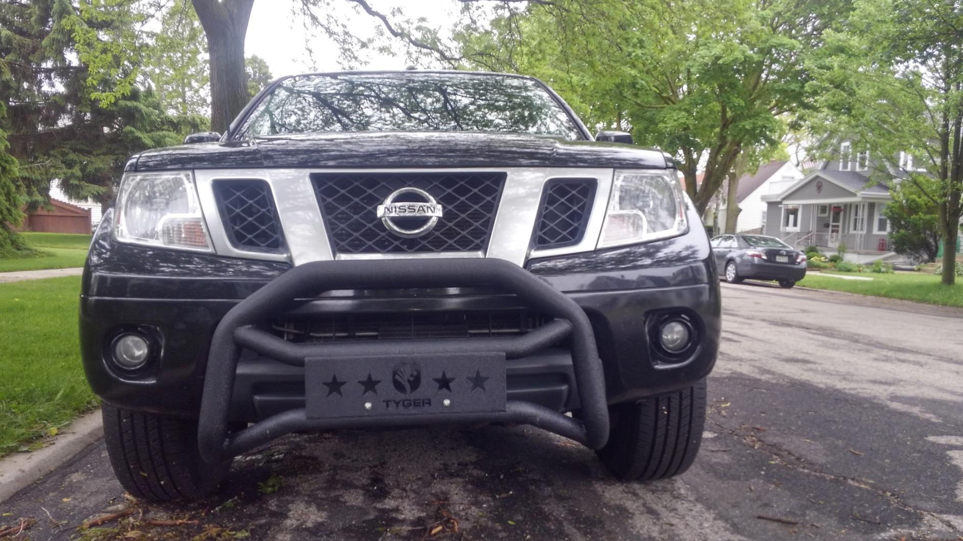 Tyger Auto TG-GD6N60158 Front Bumper Guard Compatible with 2005-2021 Nissan Frontier | Textured Black | Light Mount | Bull Bar customer photo 2