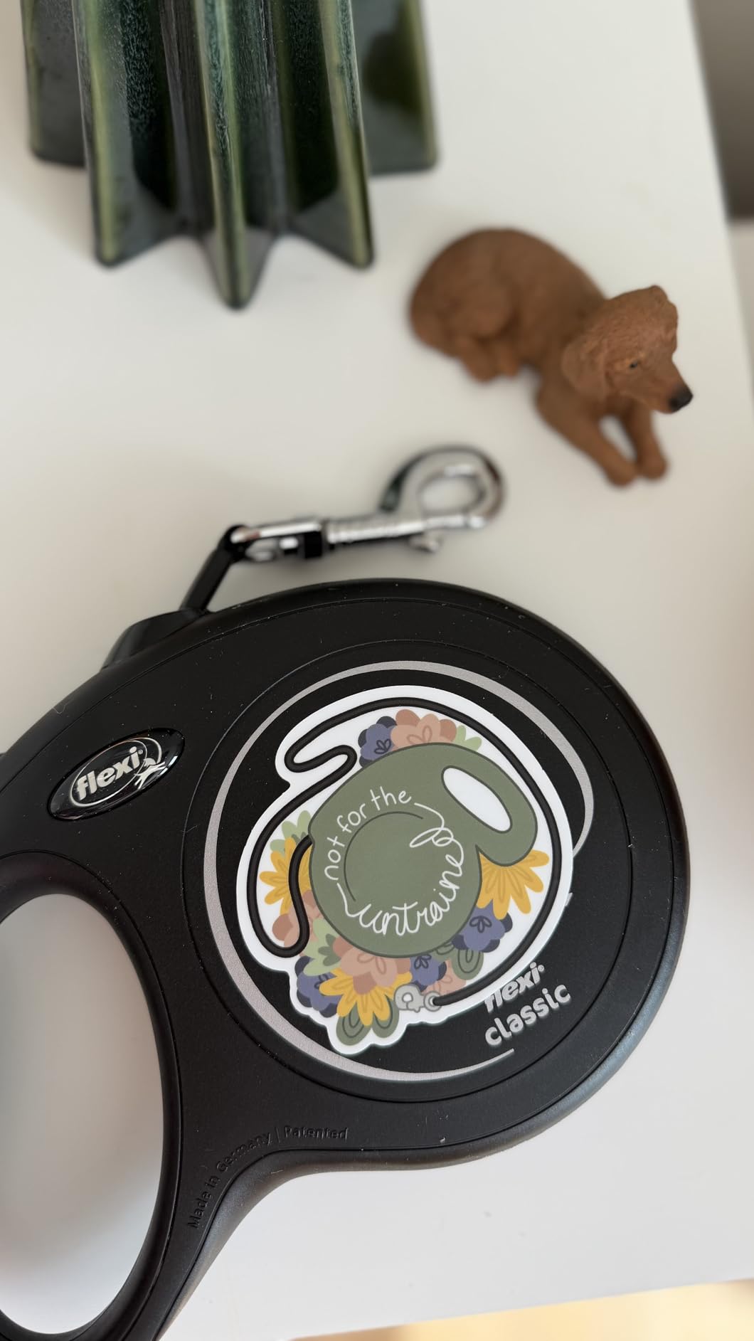 FLEXI® Classic Tape Retractable Dog Leash, Large, 26 ft - Black customer photo 1