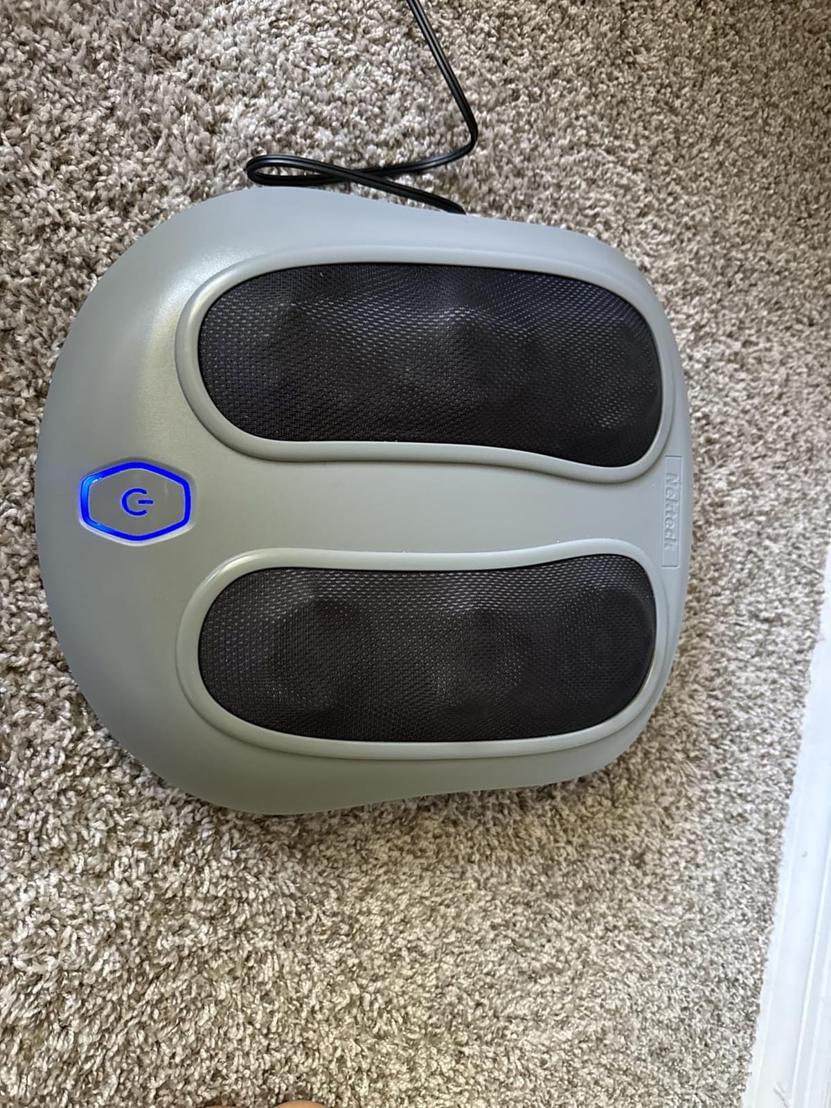 Nekteck Foot Massager with Heat, HSA Eligible FSA Massage Tools Gifts | Shiatsu Heated Electric Kneading Foot Massager Machine for Plantar Fasciitis, Built-in Infrared Heat Function and Power Cord customer photo 2