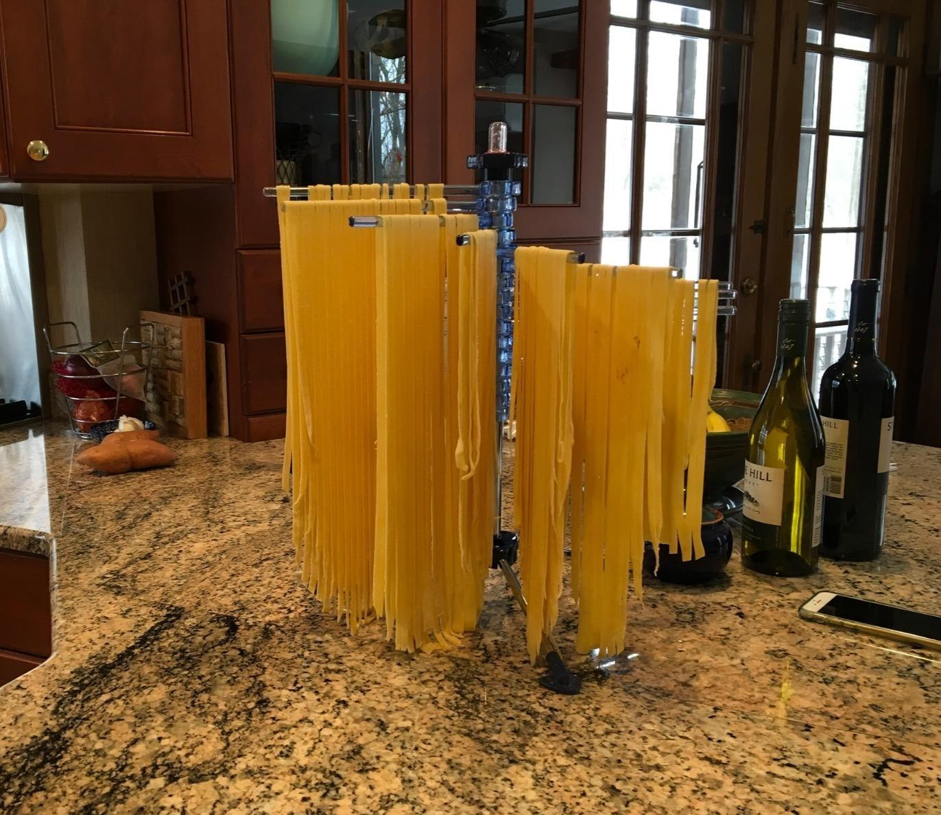 MARCATO Pasta Drying Rack, Clear customer photo 2