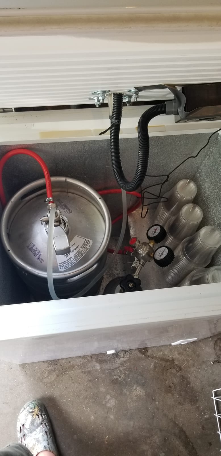 BACOENG Standard Tower Kegerator No Tank Beer Conversion Kit customer photo 2