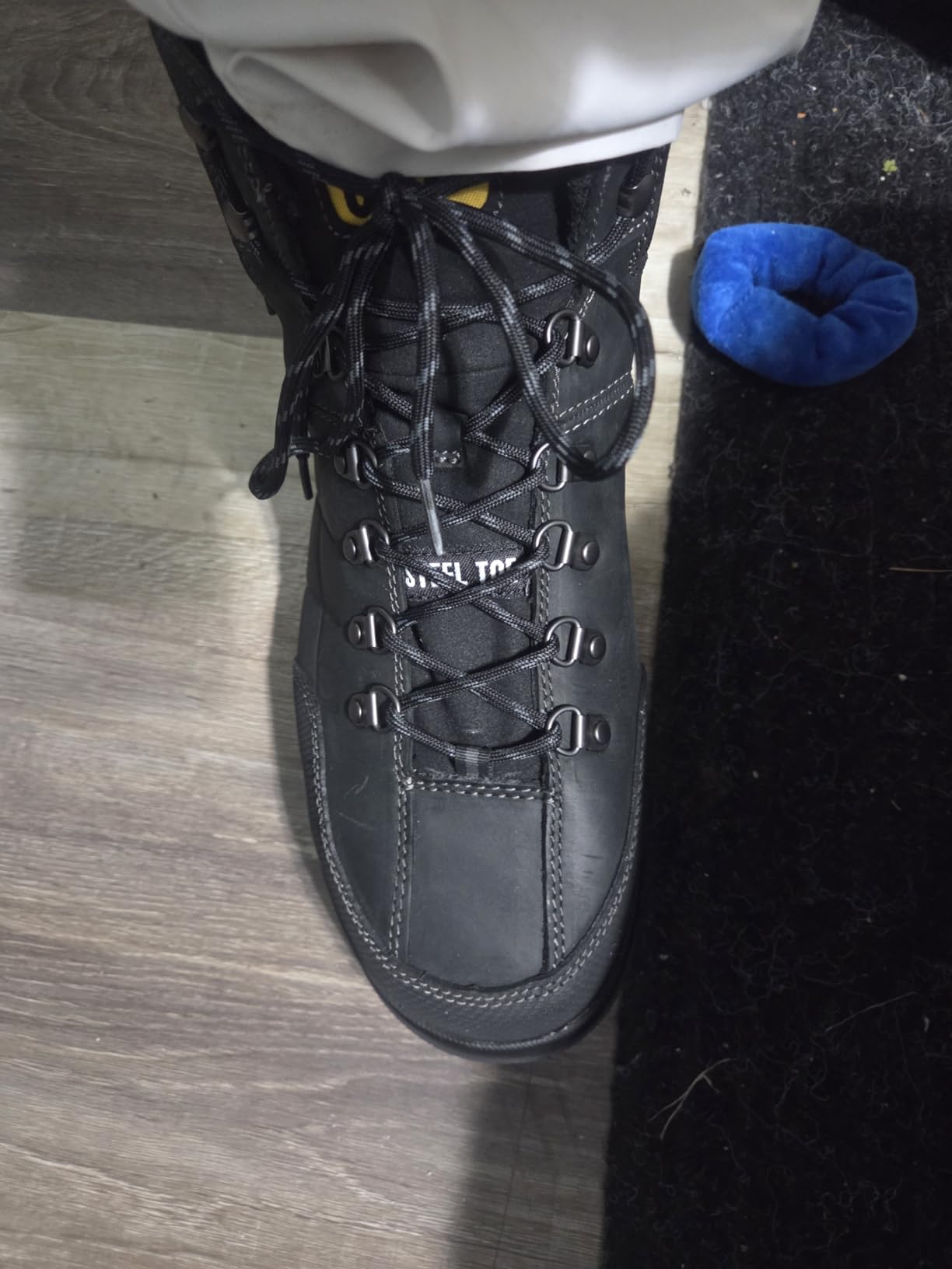 CAT Men's Threshold Waterproof Steel Toe Work Boot customer photo 2