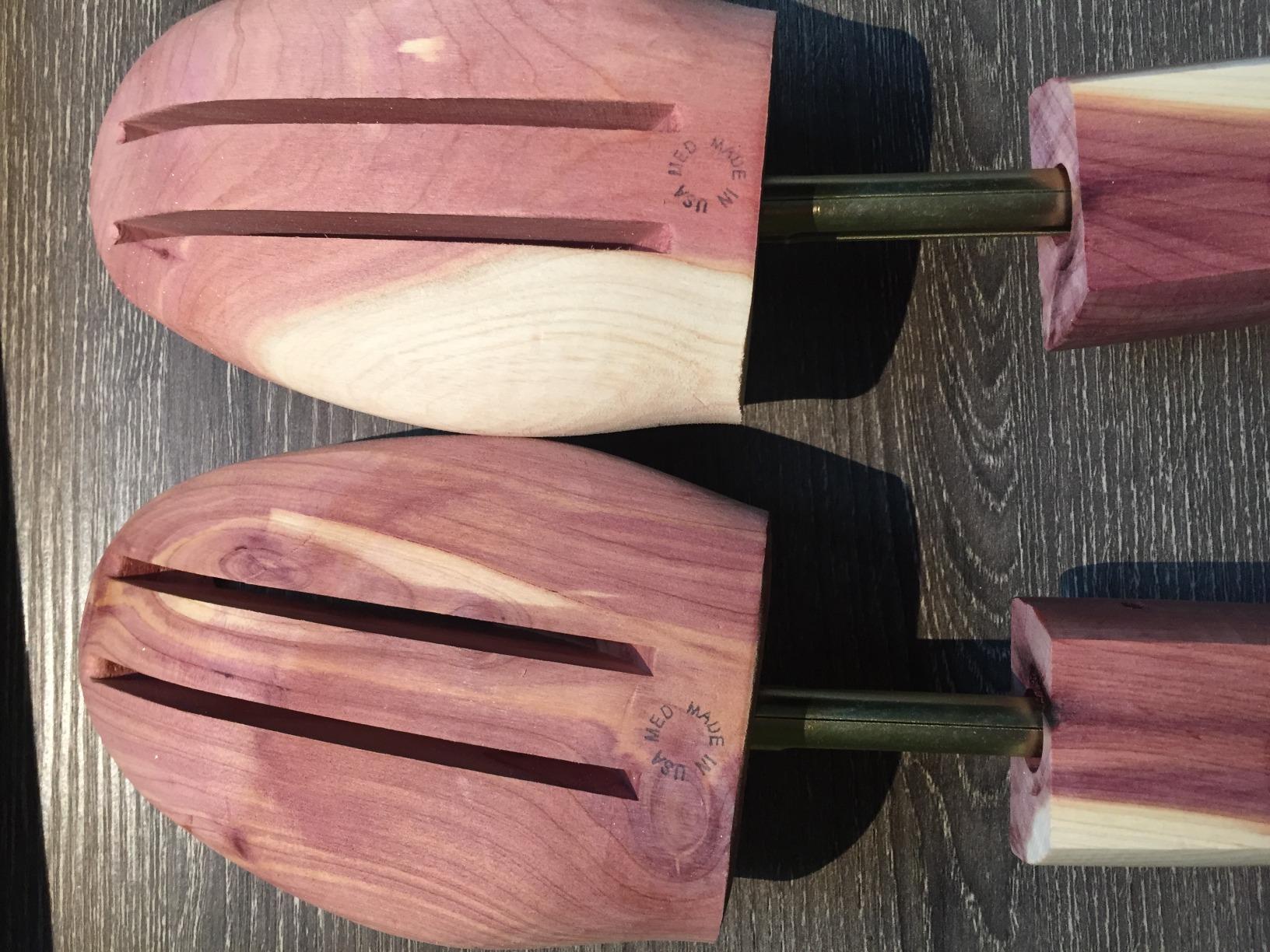 Stratton Cedar Shoe Tree - Shoe Trees for Men & Women, Sneakers, Widener & Shaper | GROWN IN USA customer photo 2