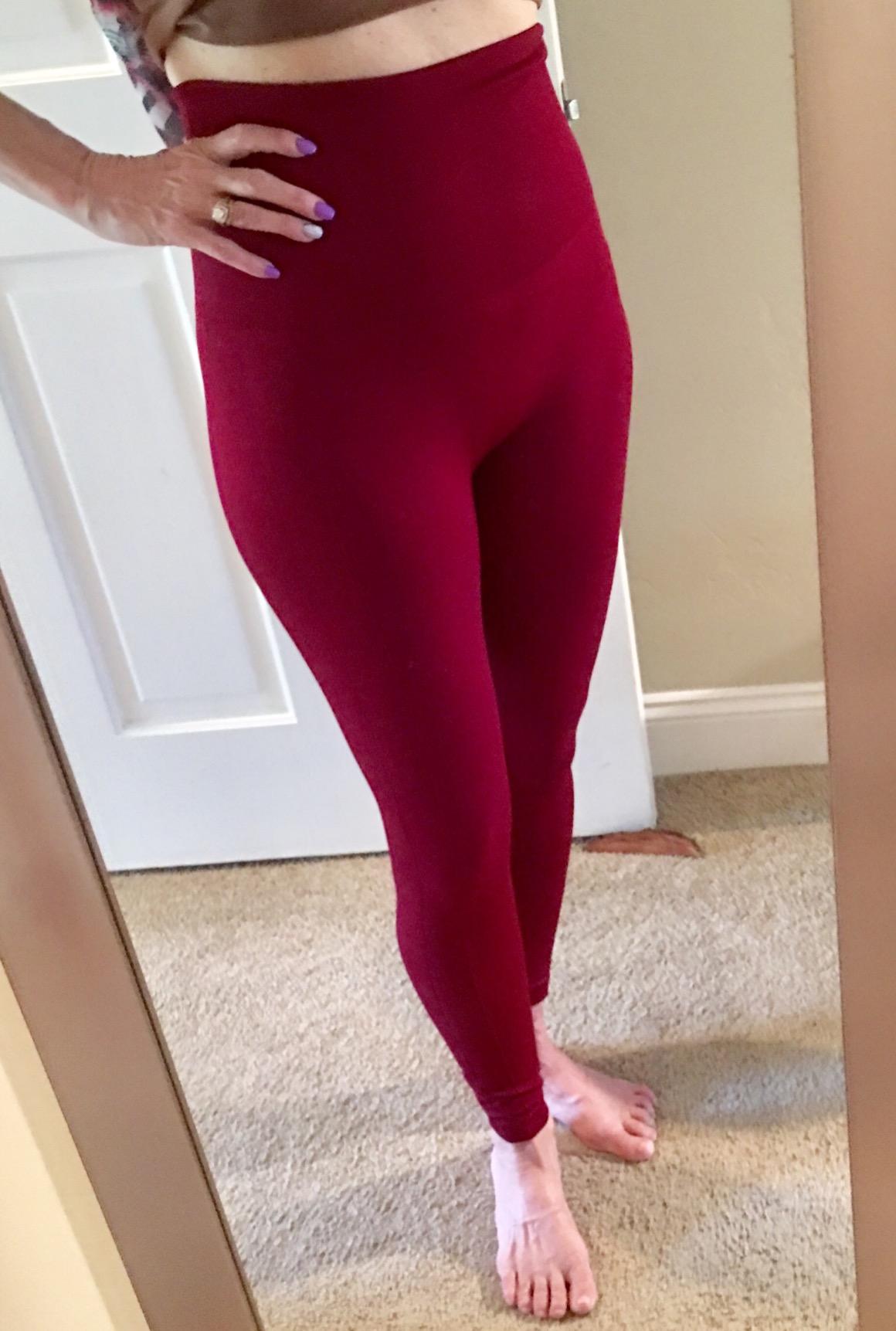 Activewear Thick High Waist Tummy Compression Slimming Body Leggings Pant customer photo 1
