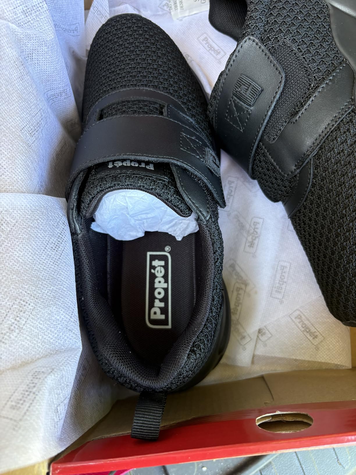 Propet Women's Stability Strap Walking Walking Sneakers Shoes - Black customer photo 1