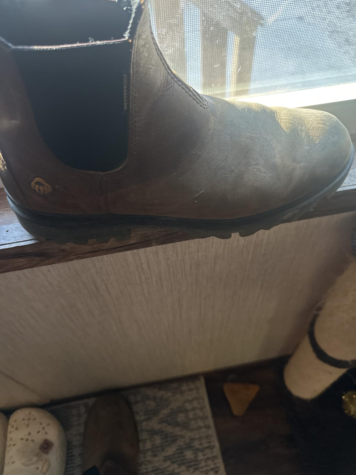 Wolverine Men's I-90 Waterproof Soft-Toe Romeo Slip-On Construction Boot customer photo 2