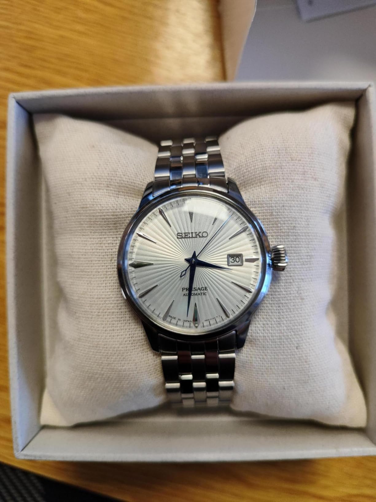 Seiko Automatic Watch for Men - Presage Cocktail Time - Patterned Dial customer photo 2