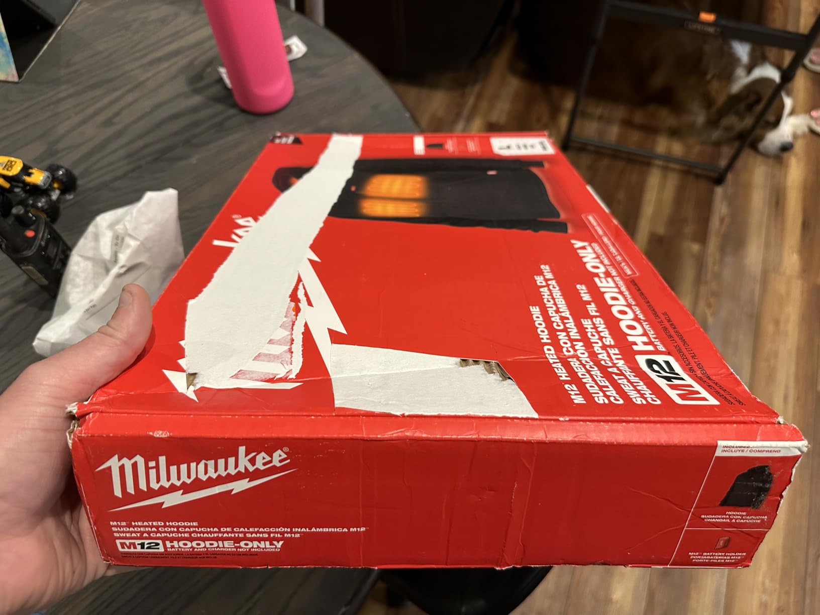 Milwaukee Hoodie M12 12V Lithium-Ion Heated Jacket Front and Back Heat Zones - Battery Not Included (Large, Black) customer photo 1