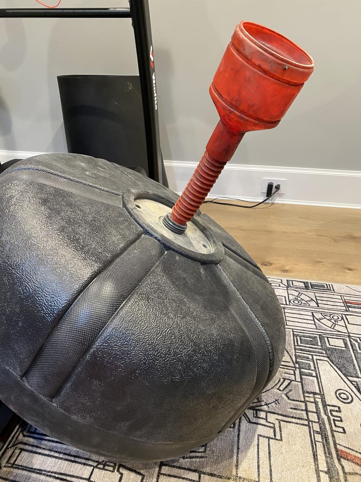 Everlast Freestanding Adjustable Punching Bag for Adults - Heavy Boxing Bag with Stand - Free Standing Punching Bag for Boxing, Muay Thai, MMA, Home Gym Training customer photo 1