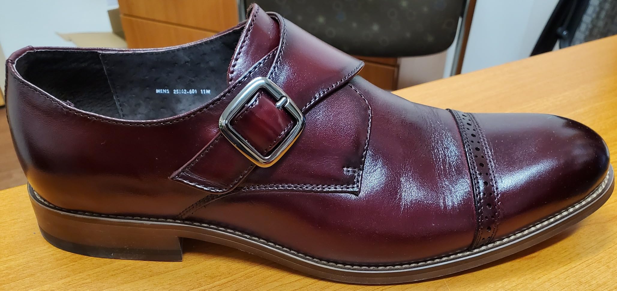 Stacy Adams Desmond Cap-Toe Monk-Strap Loafer customer photo 2