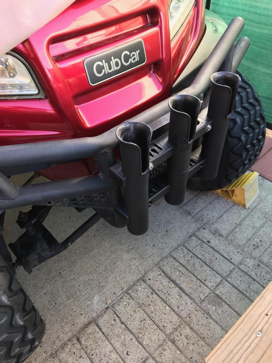 BigTron Fishing Rod Holder Bracket, Tube 3 Rod Rack, Fishing Rod for Boat Kayak Garage Storage or Truck with Screws Side-Mount customer photo 2