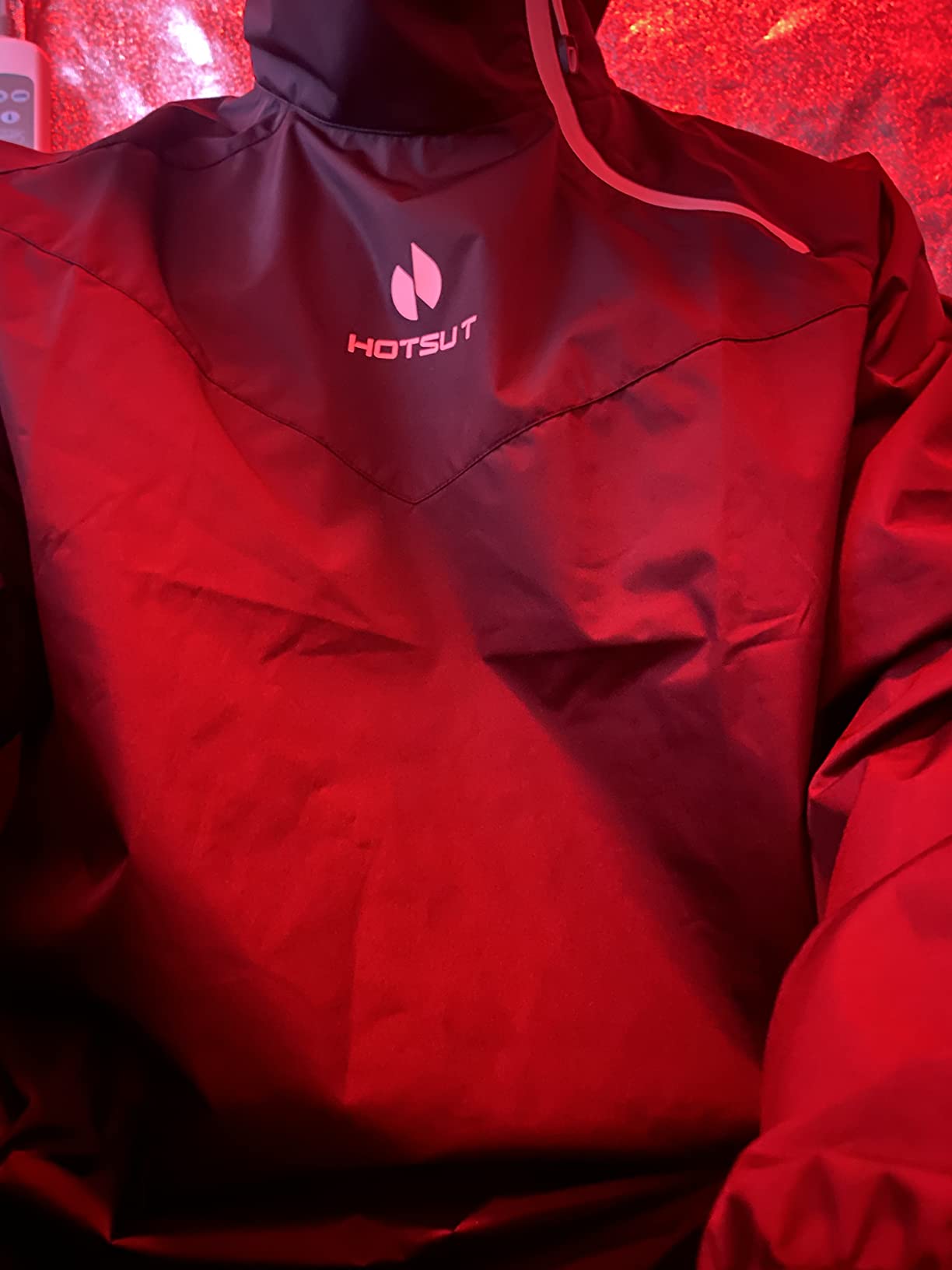 HOTSUIT Sauna Suit for Men Sweat Sauna Jacket Pant Gym Workout Sweat Suits customer photo 2