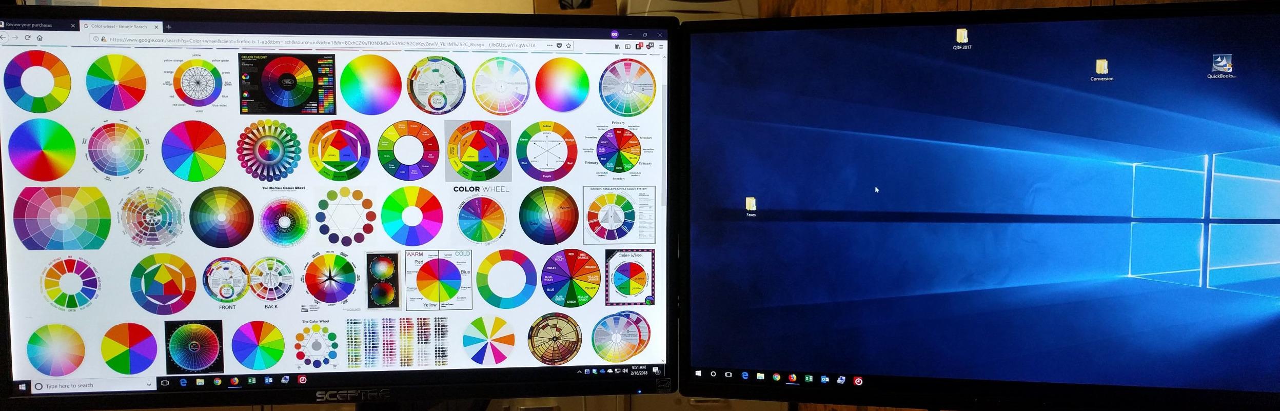 Sceptre 24-inch Prime Monitor Thin 1080p LED Monitor 99% sRGB 2X HDMI VGA Build-in Speakers, Machine Black (E248W-19203R 2025 Series) customer photo 1