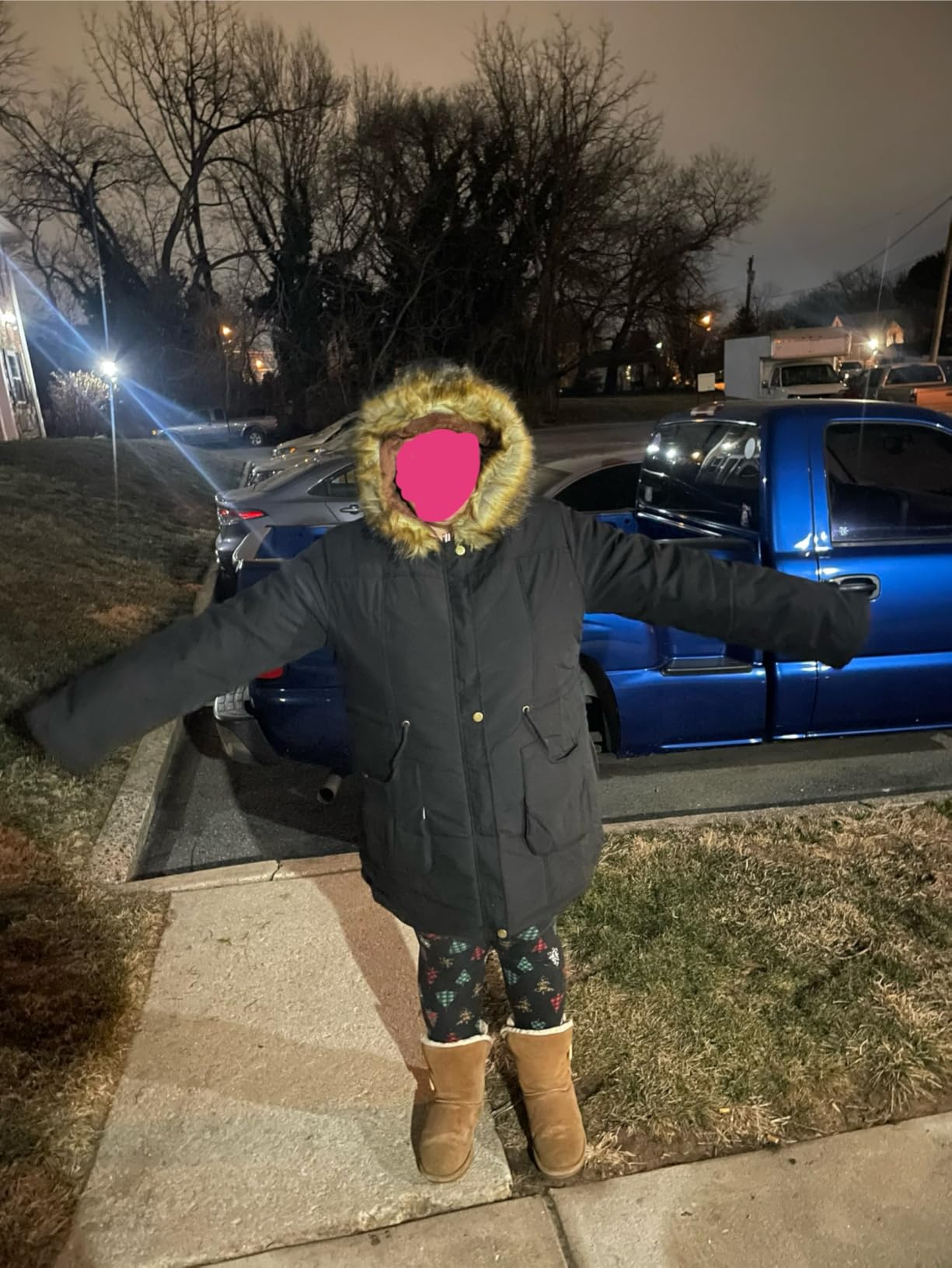 GRACE KARIN Women's Winter Coats Fleece Parkas Anoraks Hooded Military Jacket Coats customer photo 2