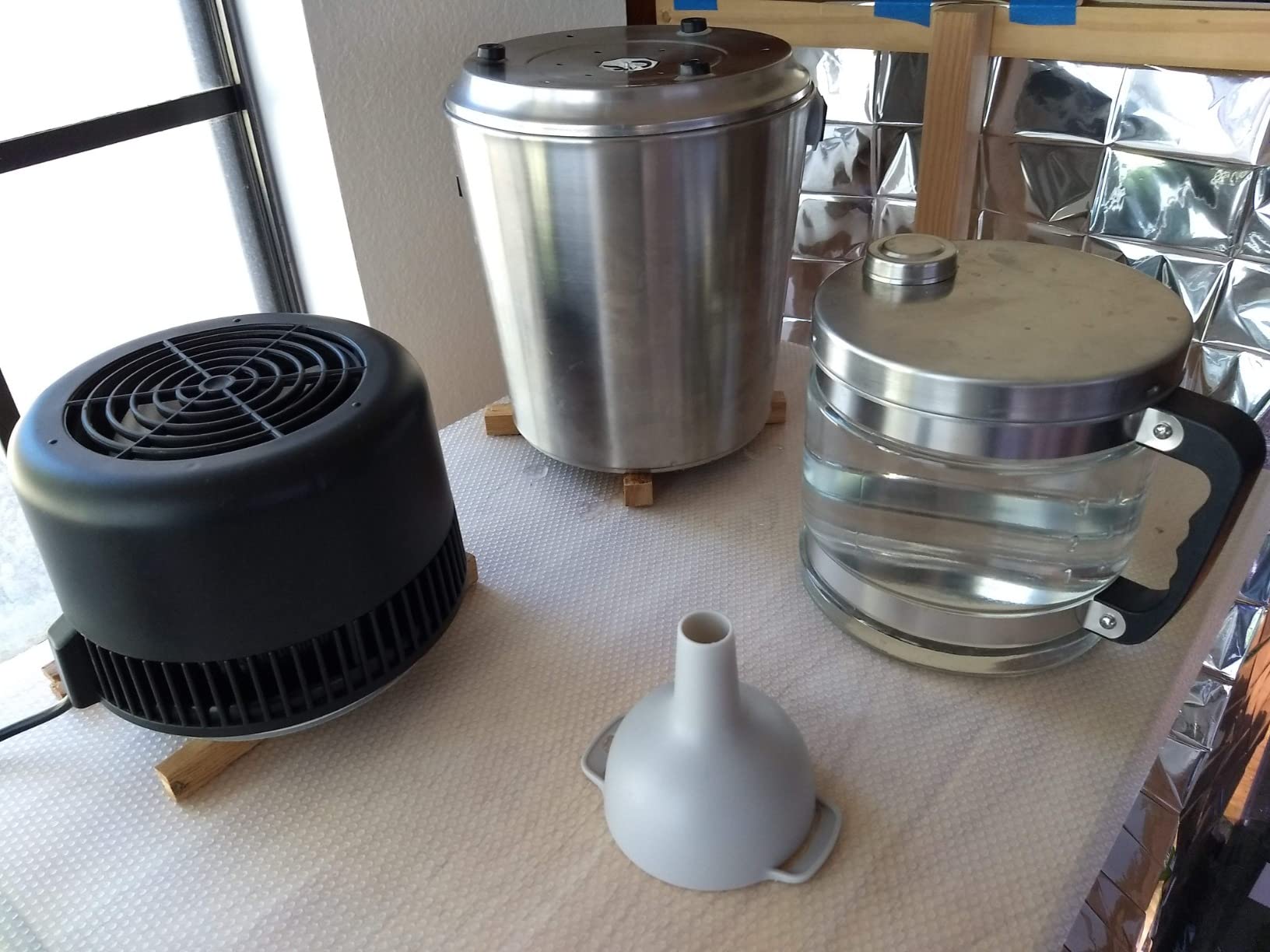 CO-Z 4L Brushed Stainless Steel 750W Countertop Water Distiller, Glass Pot customer photo 2