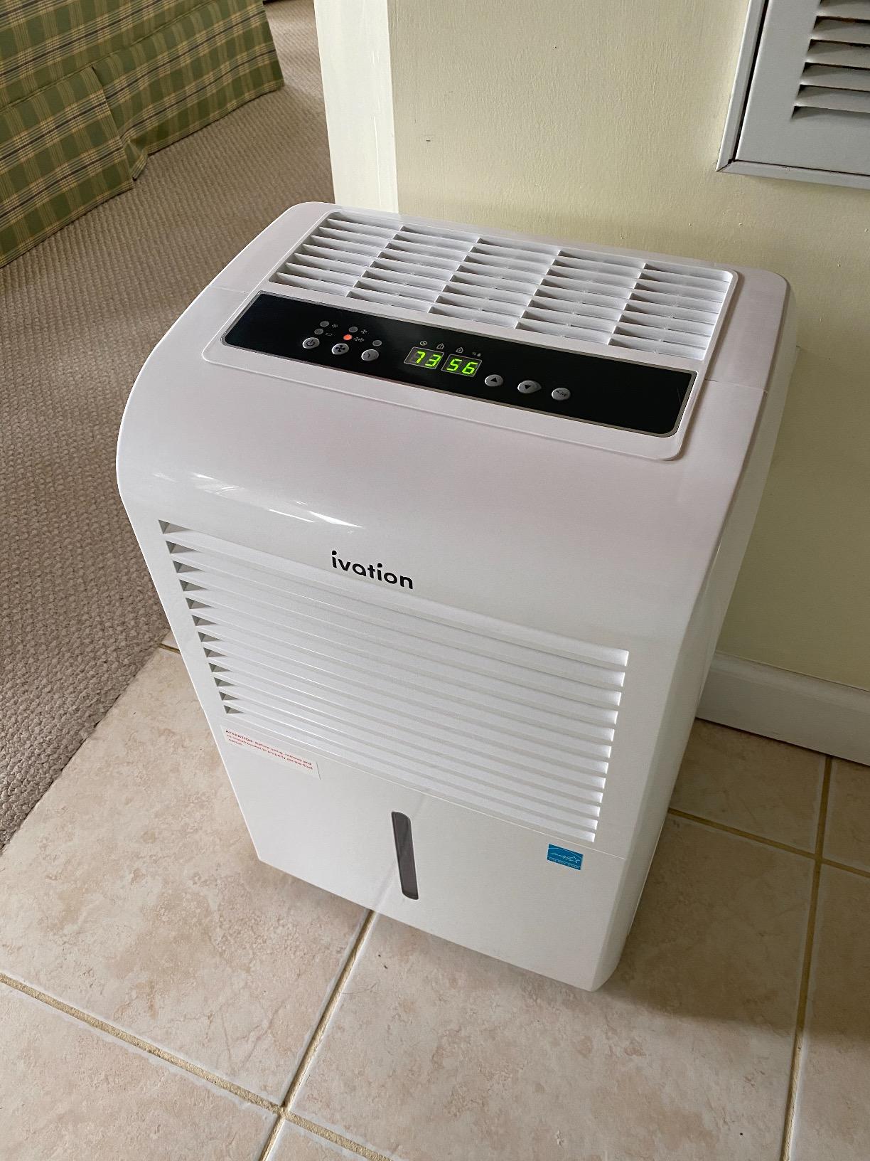 Ivation 50 Pint Dehumidifier for Basement w/Pump & Drain Hose, 4,500 Sq Ft customer photo 1
