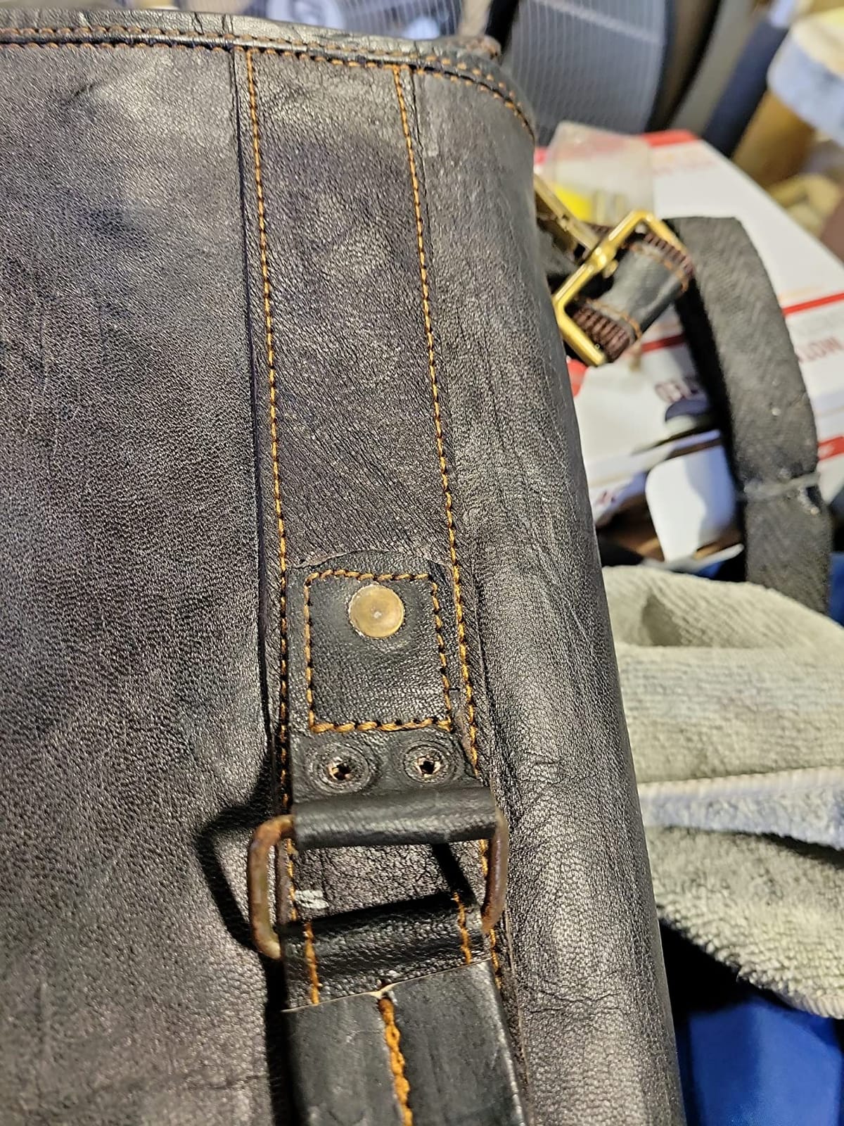 Genuine Leather Vintage Laptop Messenger Handmade Briefcase Bag Satchel By Vintage Couture customer photo 2
