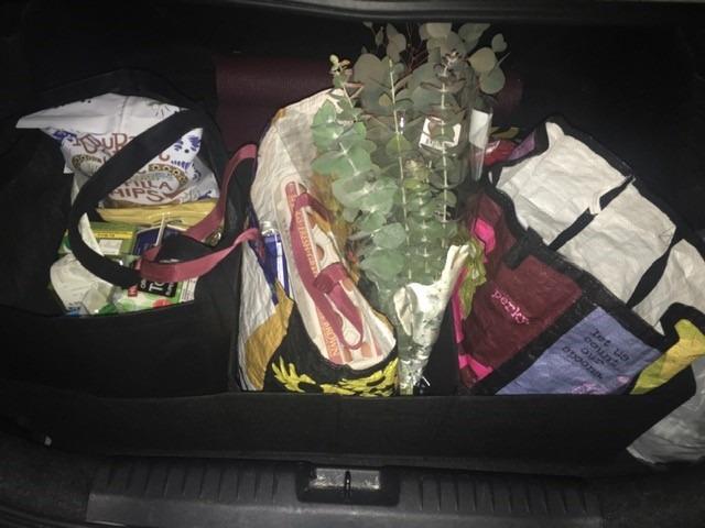 MIU COLOR Trunk Organizer for SUV, Car Organizer, Collapsible Trunk Organizer for Car, Non-Slip Bottom, Storage Organizer for Sedans, Van, Jeep, Grocery, Large 3 Compartments, Black 32