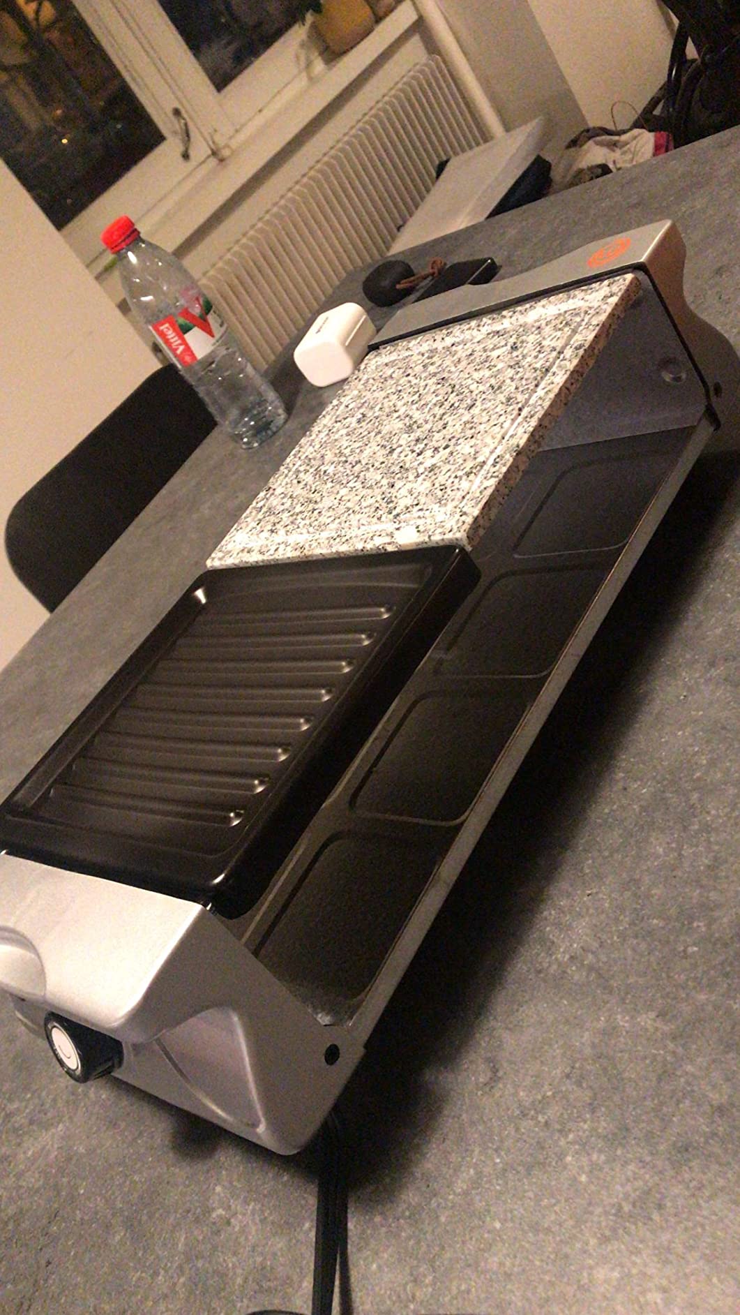 MasterChef Electric Raclette Table Grill w Cooking Stone & Grilling Plate customer photo 1