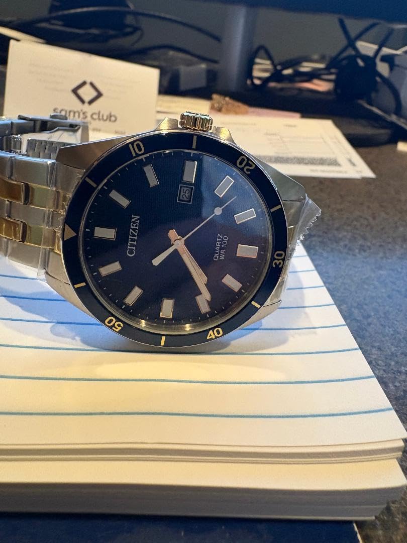 Citizen Quartz Mens Watch, Stainless Steel, Classic customer photo 1