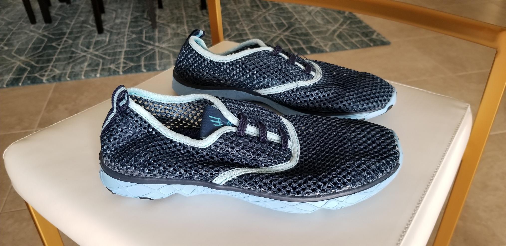 ALEADER Women's Lightweight Aqua Water Shoes Slip-on Quick Drying Swim Shoes customer photo 1