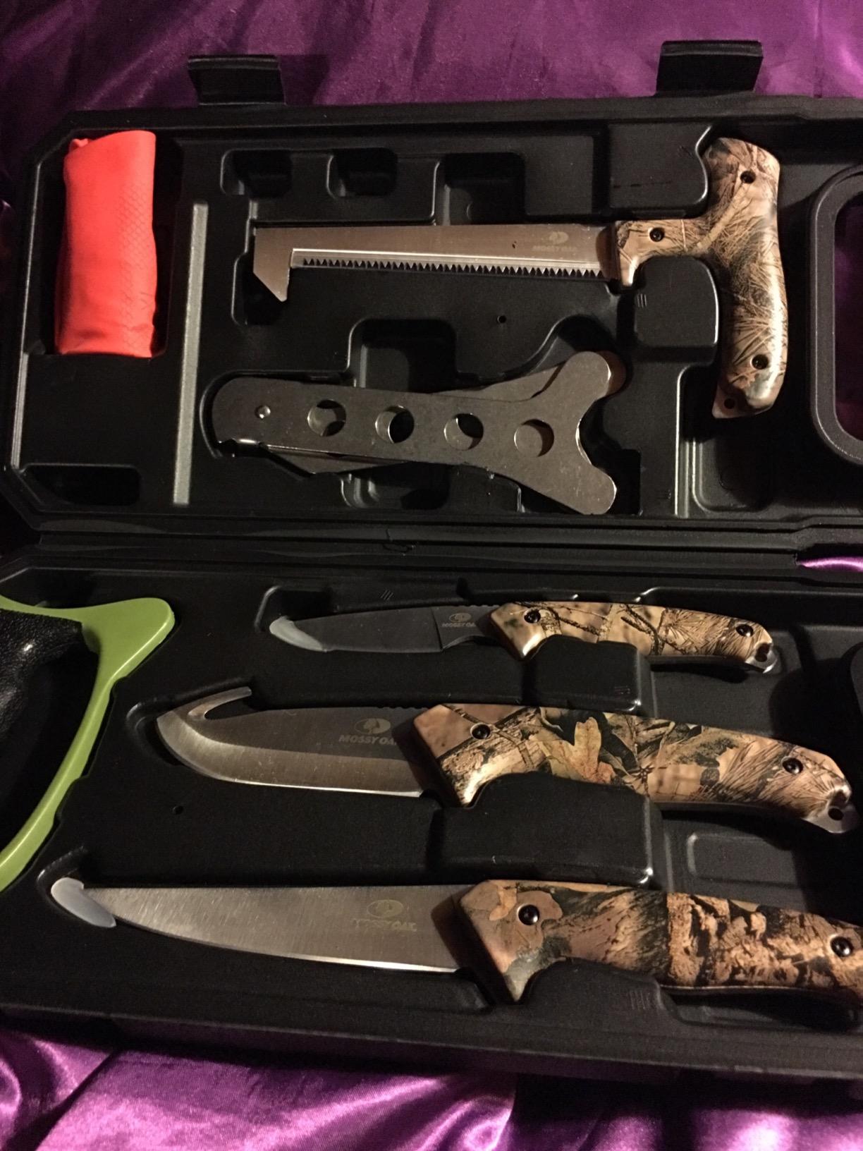 Mossy Oak Field Dressing Kit Hunting Deer Knife Set (8-Piece) customer photo 1