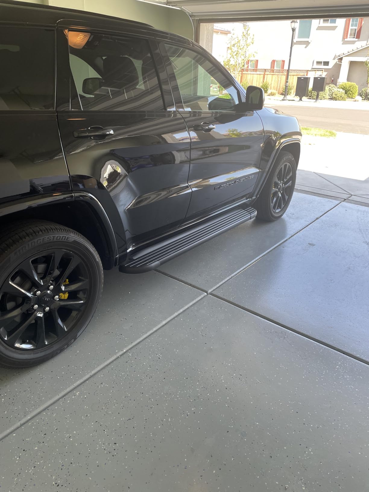 TAC Running Boards Fit 2011-2021 Jeep Grand Cherokee (Include 22 WK & Exclude Limited X/High Altitude/Summit/SRT/SRT8/Trackhawk/Trailhawk/L Model) Value Aluminum SUV Black Nerf Bars Rock Panel 2pcs customer photo 1