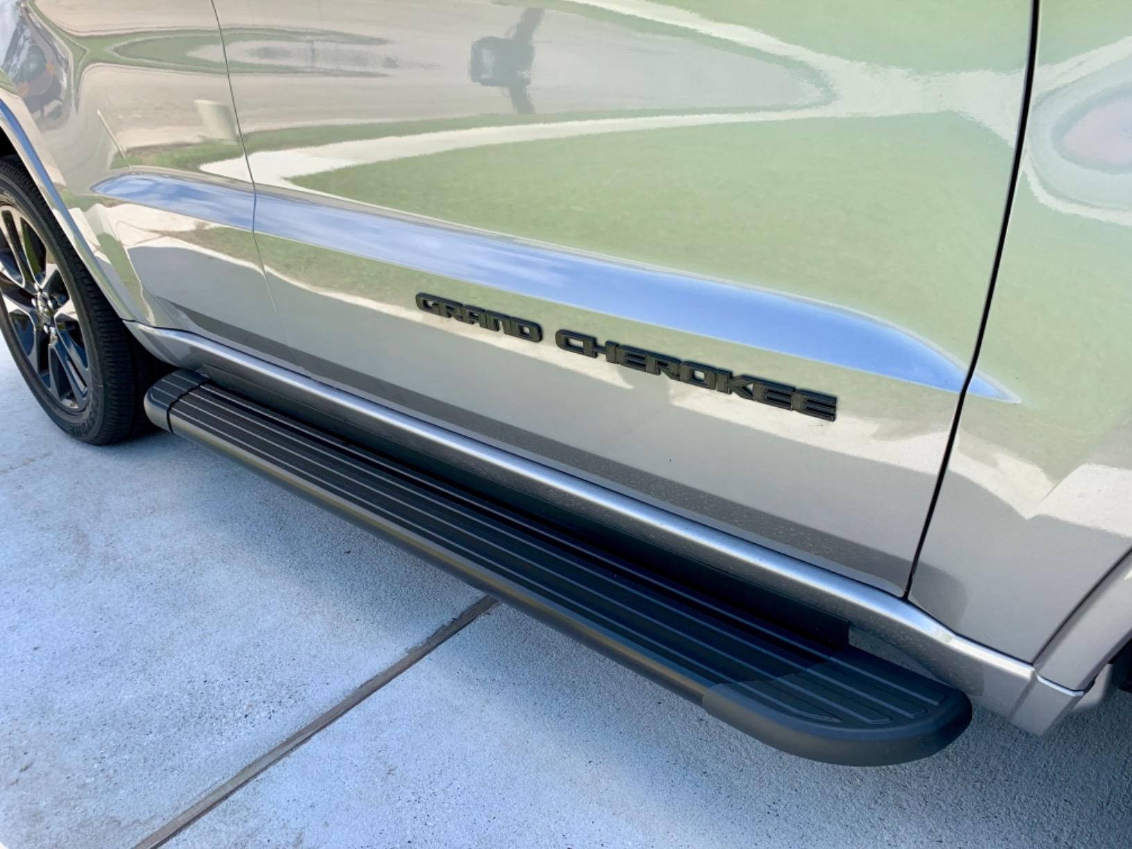 TAC Running Boards Fit 2011-2021 Jeep Grand Cherokee (Include 22 WK & Exclude Limited X/High Altitude/Summit/SRT/SRT8/Trackhawk/Trailhawk/L Model) Value Aluminum SUV Black Nerf Bars Rock Panel 2pcs customer photo 2