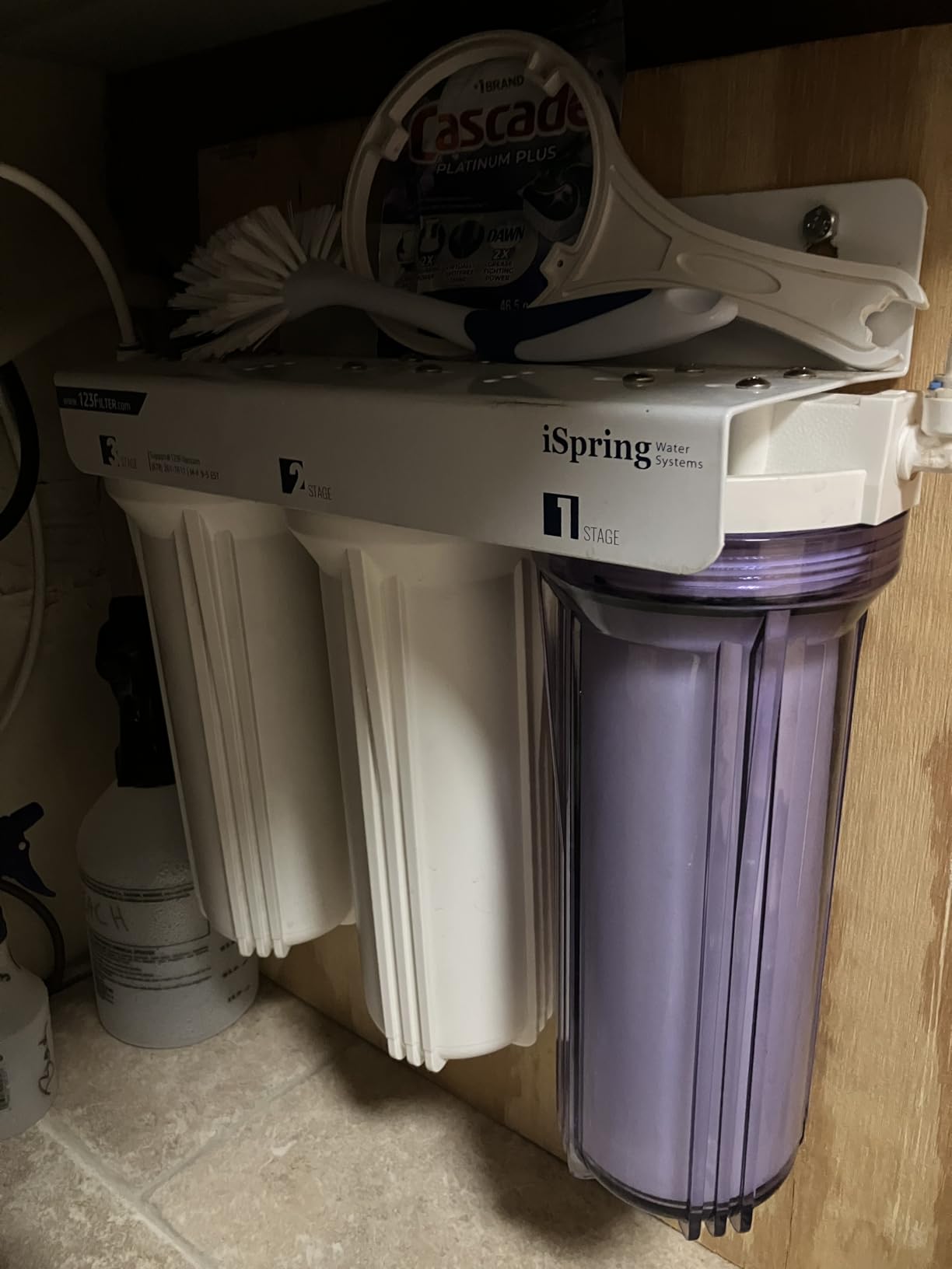 iSpring US31 3-Stage Under Sink Water Filter System with Faucet, 1 Year customer photo 1