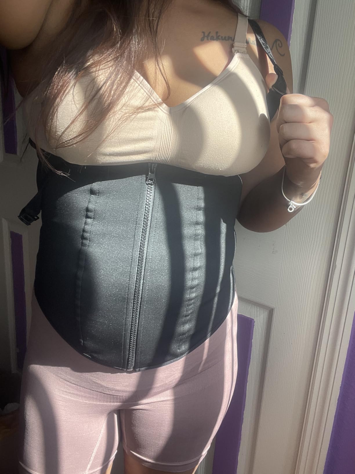 Nebility Waist Trainer for Women Corset Shapewear Waist Cincher Tank Top customer photo 1