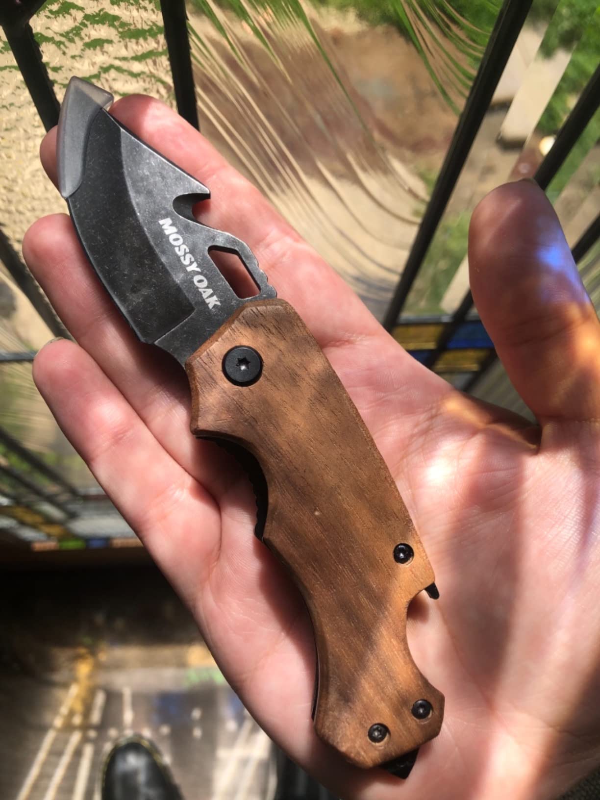 Mossy Oak Mini Folding Pocket Knife with G10 Handle, Black | 2.5