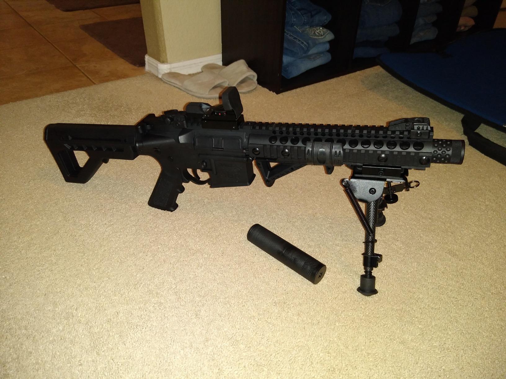 CVLIFE Carbon Fiber Picatinny Bipod Sling Stud Bipod with Adapter Field Use customer photo 2