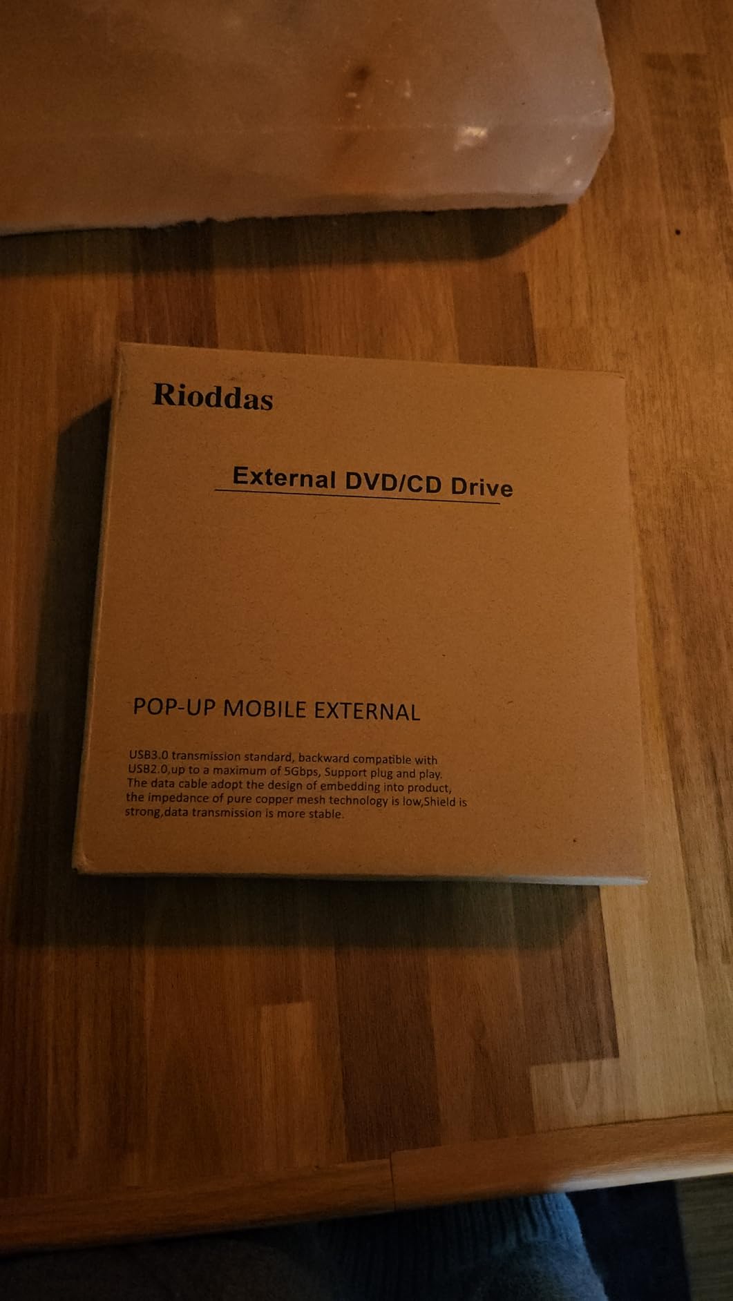 Rioddas External CD/DVD Drive for Laptop, USB 3.0 CD DVD Player Portable +/-RW Burner CD ROM Reader Writer Disk Duplicator Compatible with Laptop Desktop PC Windows Apple Mac Pro MacBook Linux customer photo 2